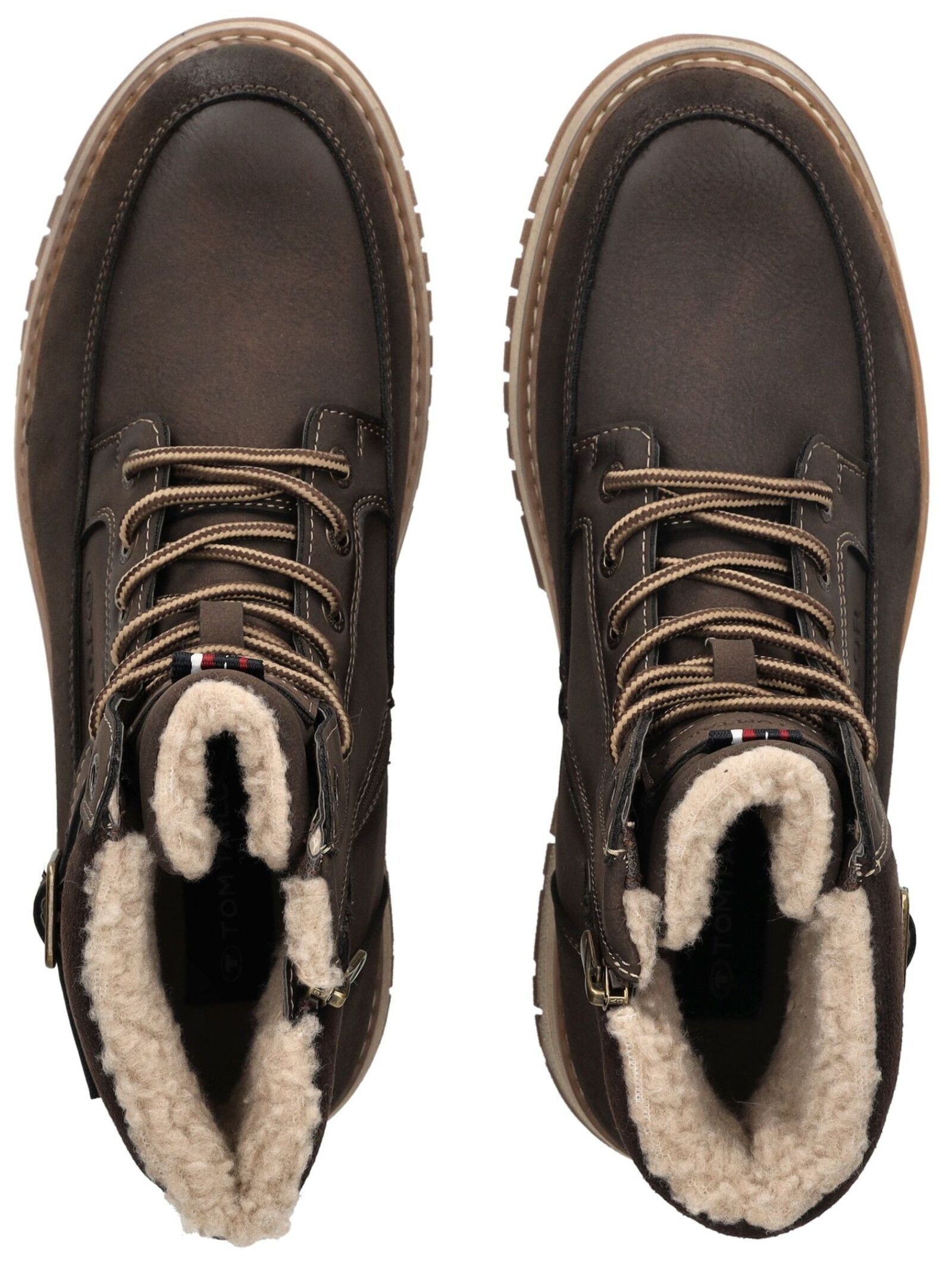 TOM TAILOR Schnürstiefelette »Tom Tailor Stiefelette Lederimitat«