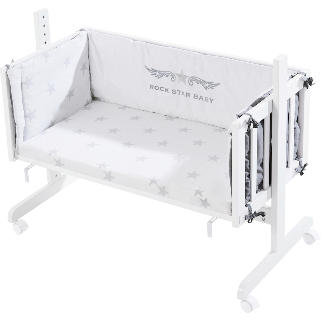 roba® Beistellbett »Rock Star Baby 2«, (4 tlg.)