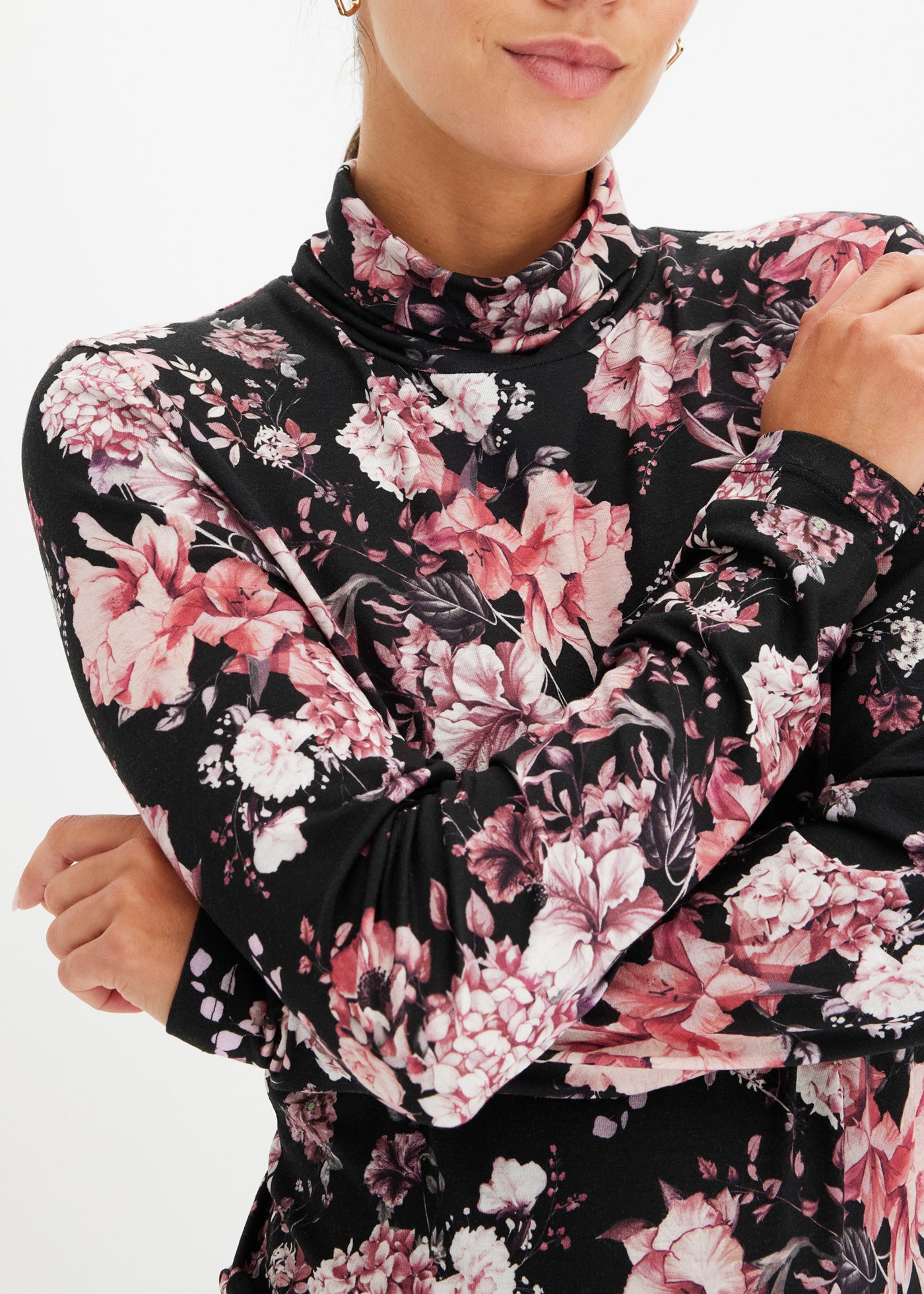 bonprix Langarmshirt »Langarmshirt aus softem Viskose-Mix« Langarmshirt aus softem Viskose-Mix