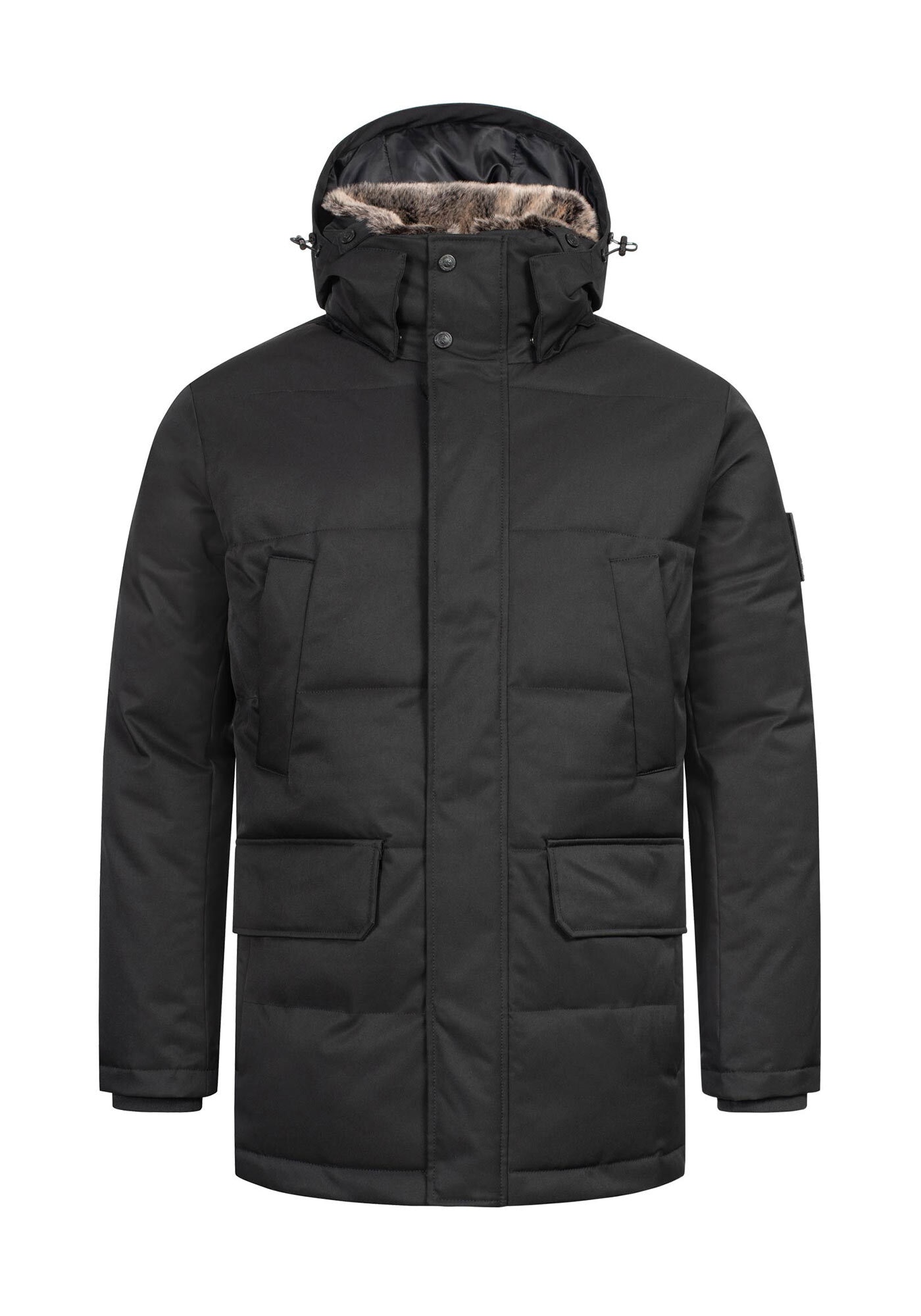 Alessandro Salvarini Winterjacke »ASGiova« Parka mit warmem Kunstfellkragen und hochwertigem Obermaterial