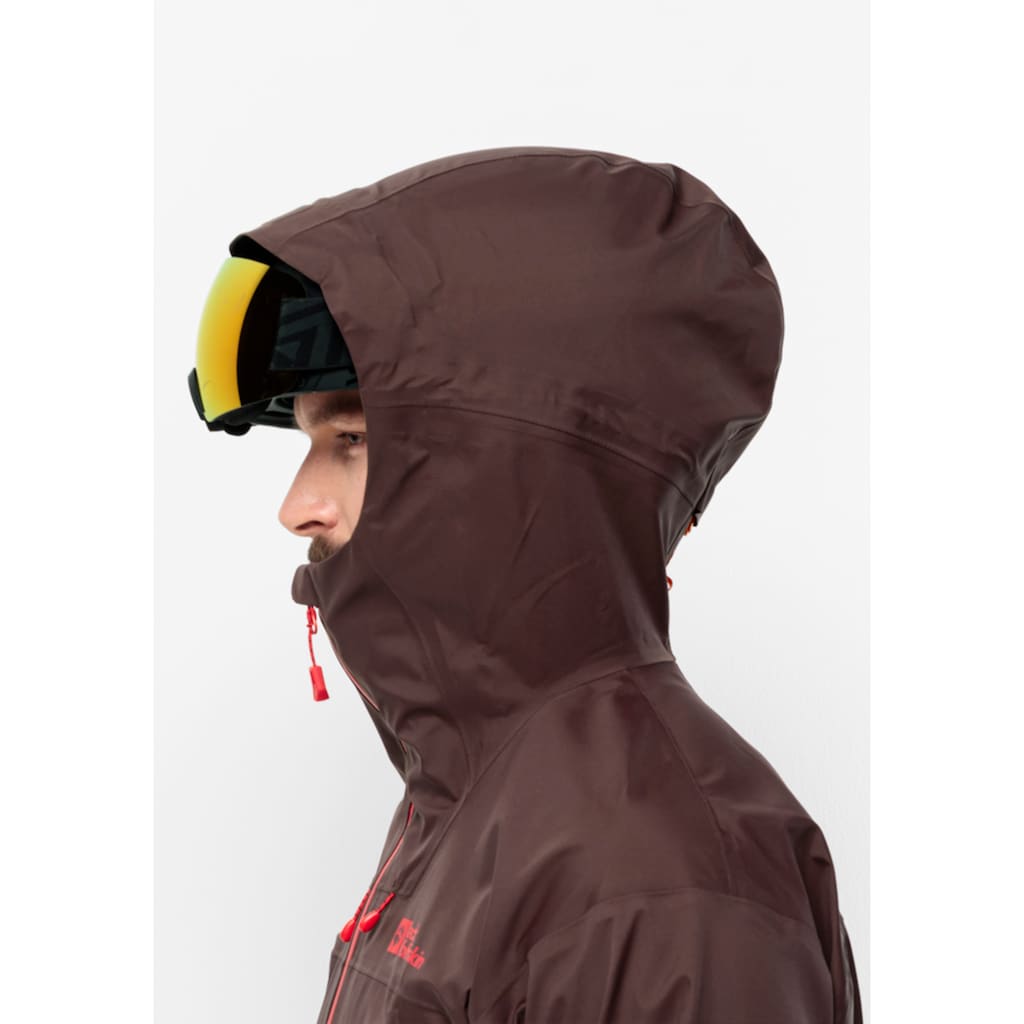 Jack Wolfskin Skijacke »ALPSPITZE PRO 3L JKT M«, mit Kapuze