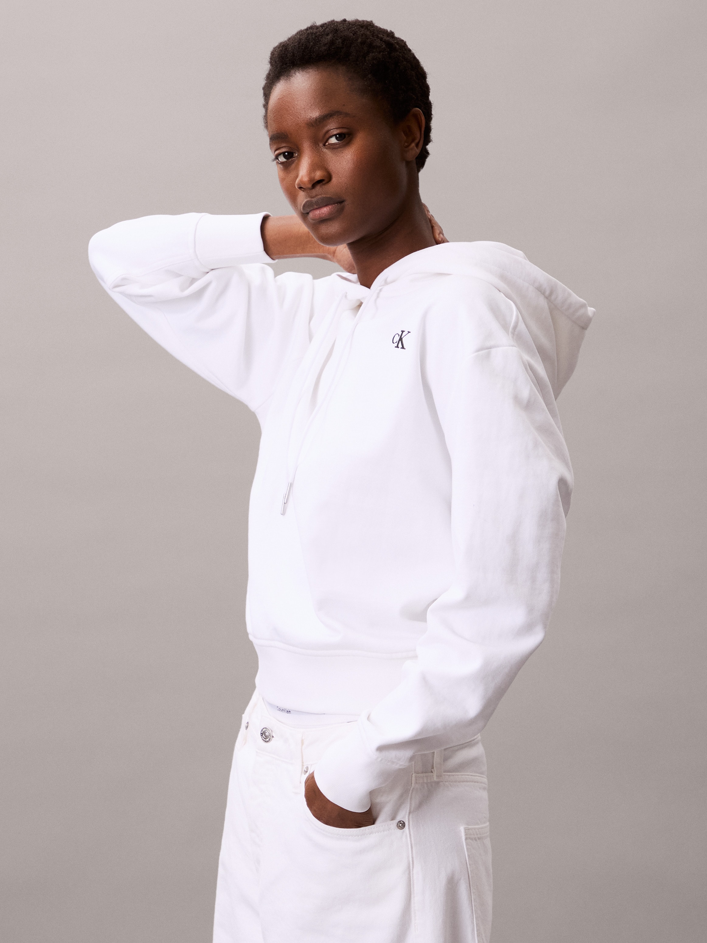 Calvin Klein Jeans Kapuzensweatshirt »LS ARCHIVE TERRY PO HOOD«, Mit Rundhalsausschnitt
