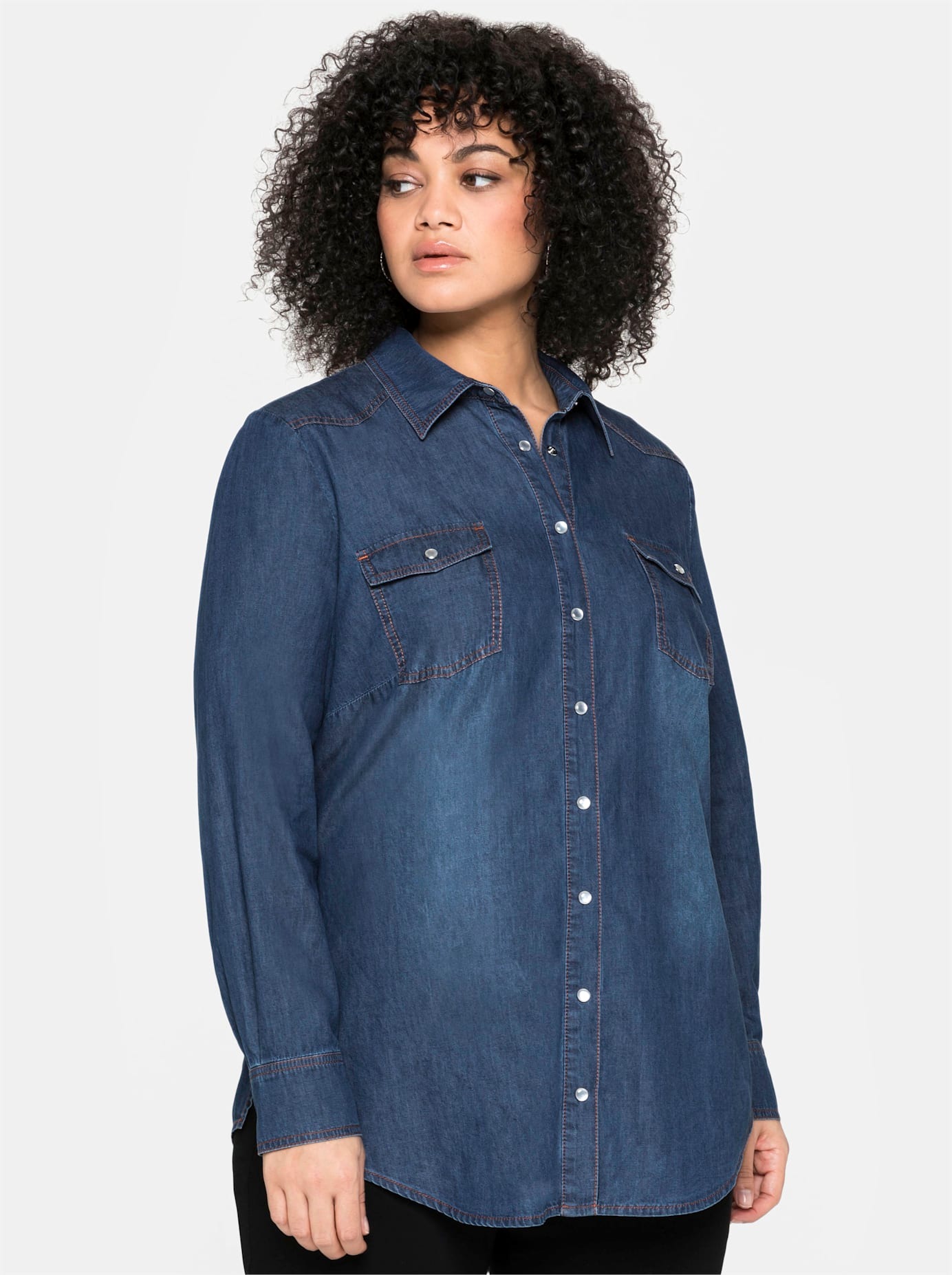 Sheego Jeansbluse günstig online kaufen
