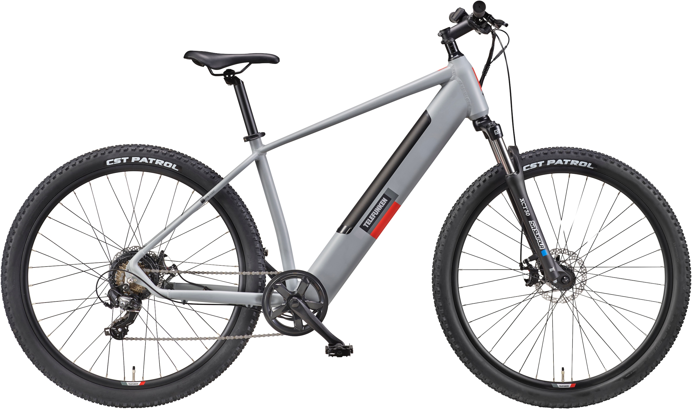 Telefunken E-Bike »Aufsteiger M921«, 7 Gang, Shimano, Heckmotor 250 W, (29 Zoll, Scheibenbremsen), Pedelec, Elektrofahrrad für Damen u. Herren, MTB, Mountainbike