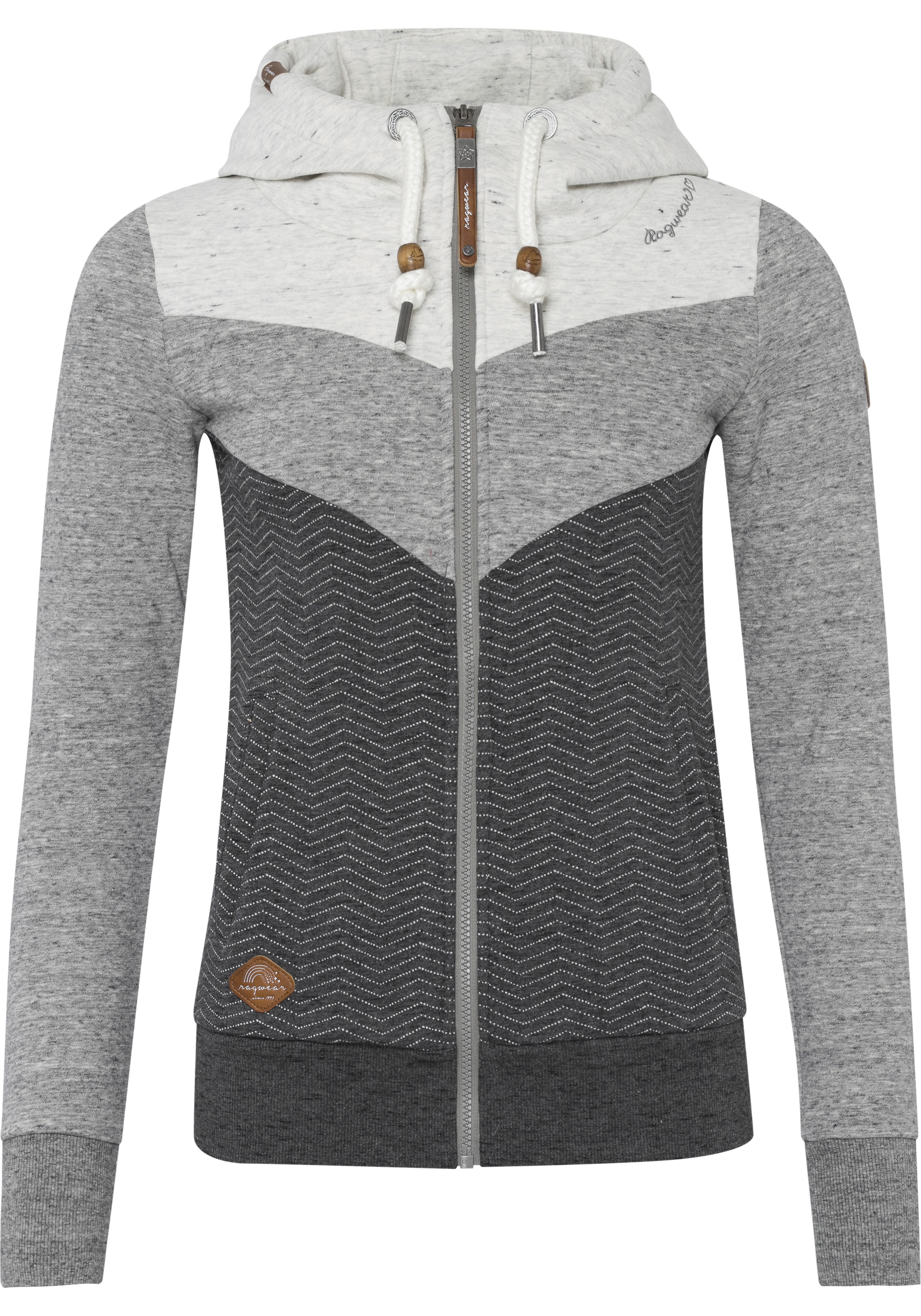 Sweatjacke »TREGA ZIP O«, im Colorblocking-Design