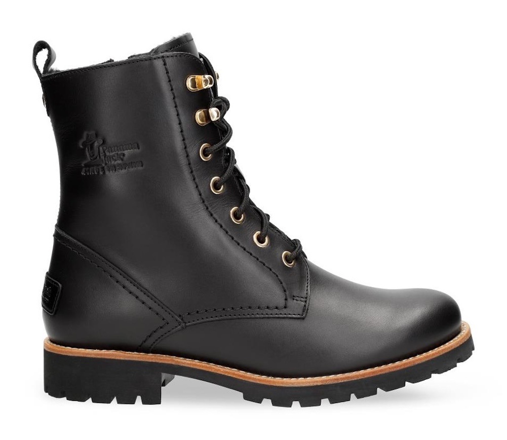Panama Jack Schnürboots »FARA TRAV B3«, Schnürstiefelette, Boots, Blockabsatz mit griffiger Profilsohle