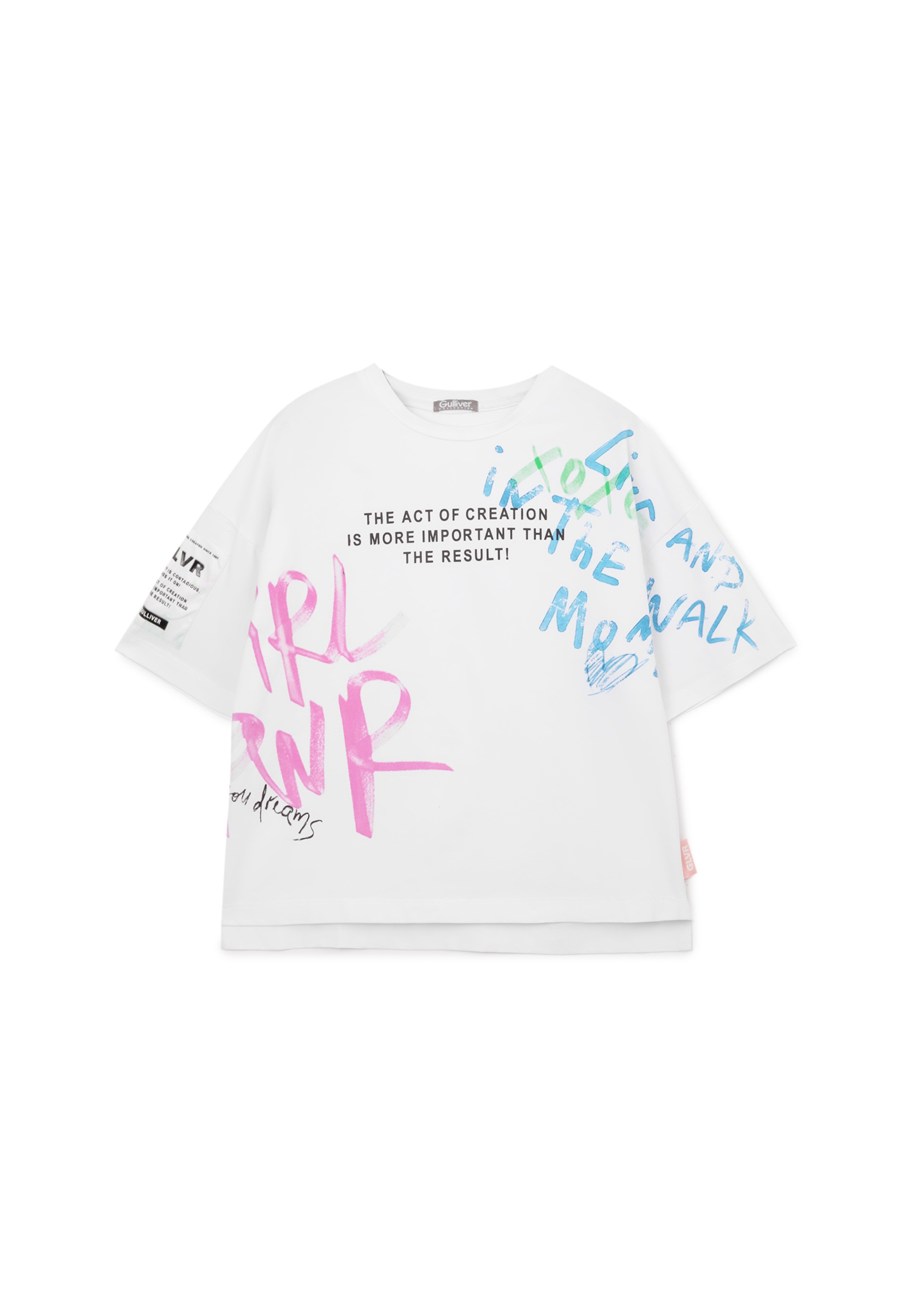 Gulliver T-Shirt, mit coolen Schriftprints auf der kaufen Front | BAUR