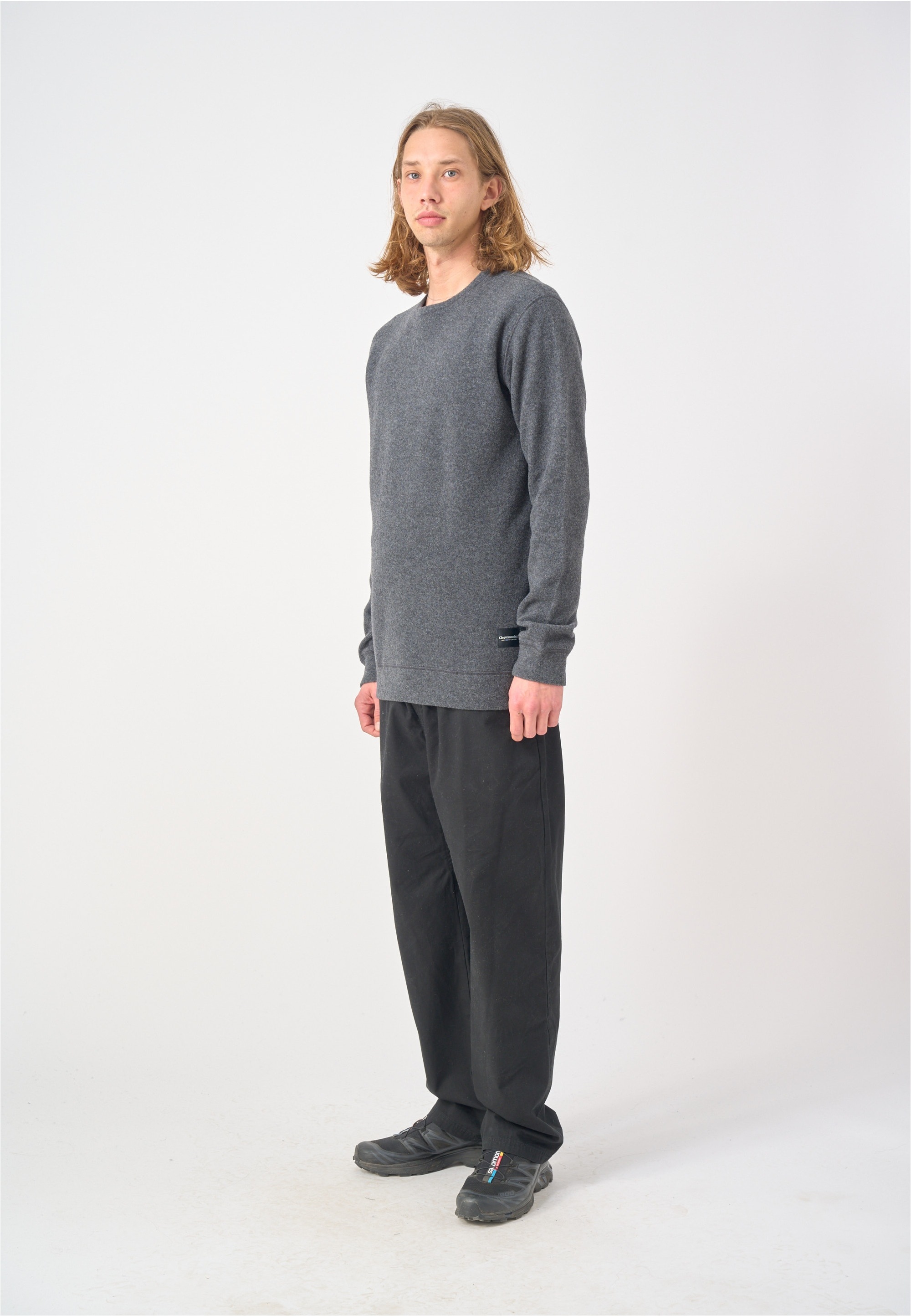 Cleptomanicx Noitch Sweatshirt Gray L 6