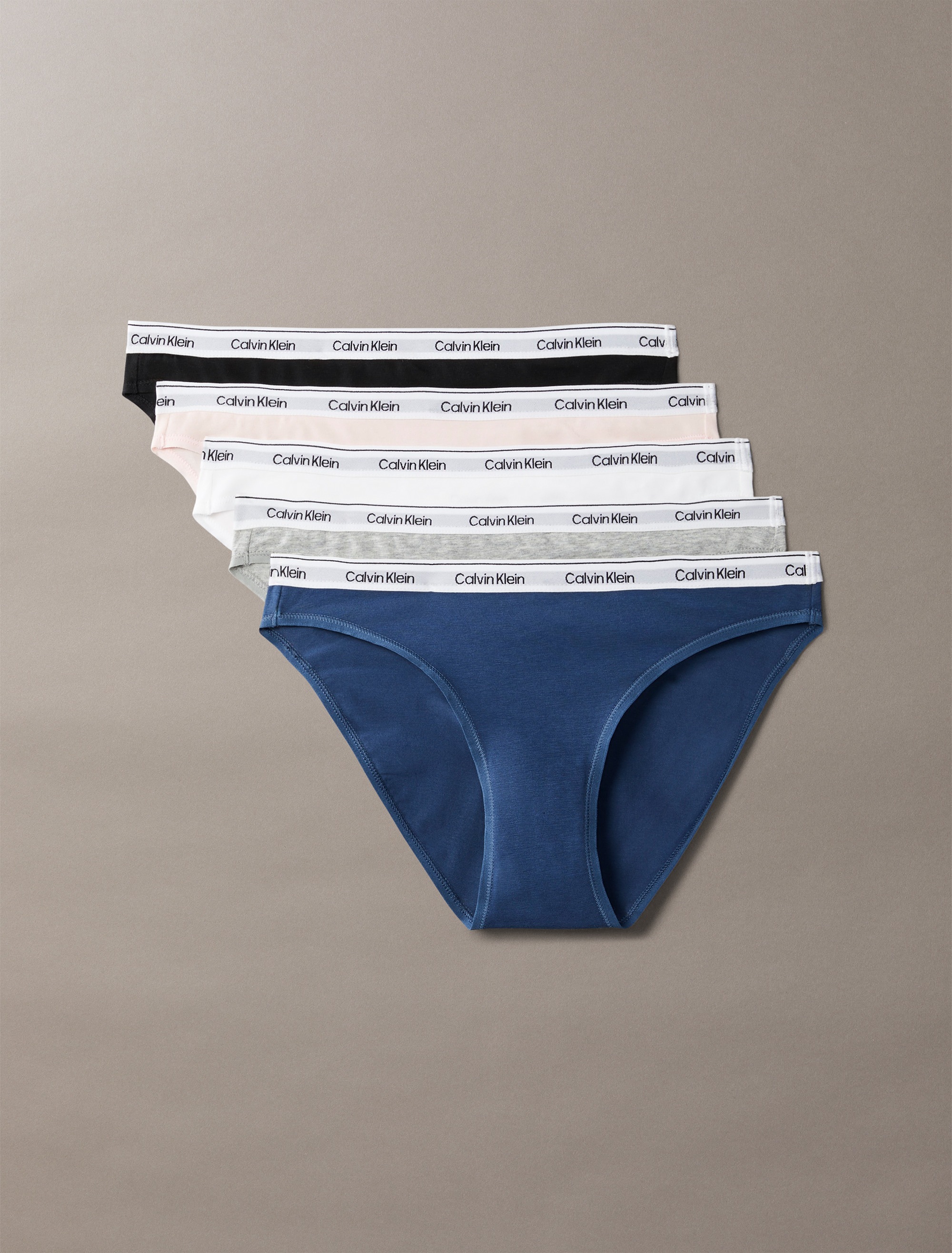 Calvin Klein Underwear Bikinislip »5 PACK BIKINI (LOW-RISE)«, (Packung, 5 St., 5er-Pack), mit Logobund
