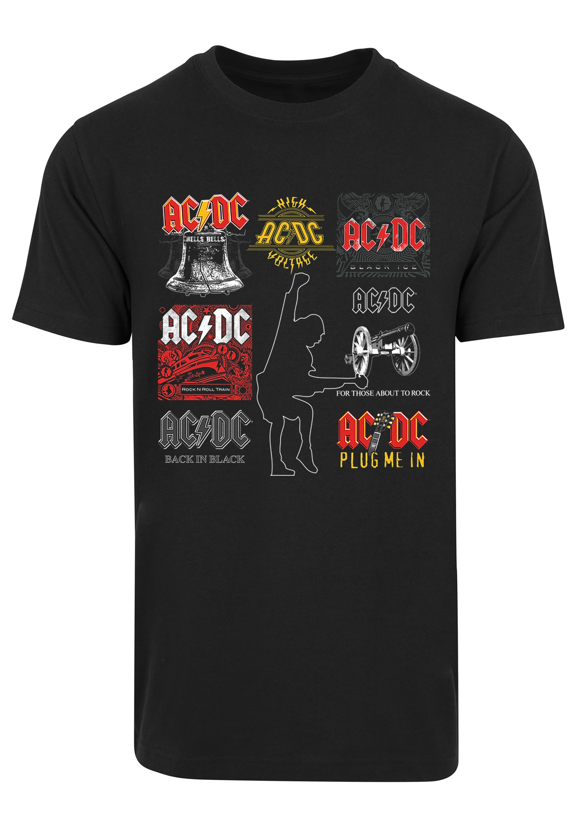 F4NT4STIC T-Shirt »ACDC Hells Bells für Kinder & Herren«, Print