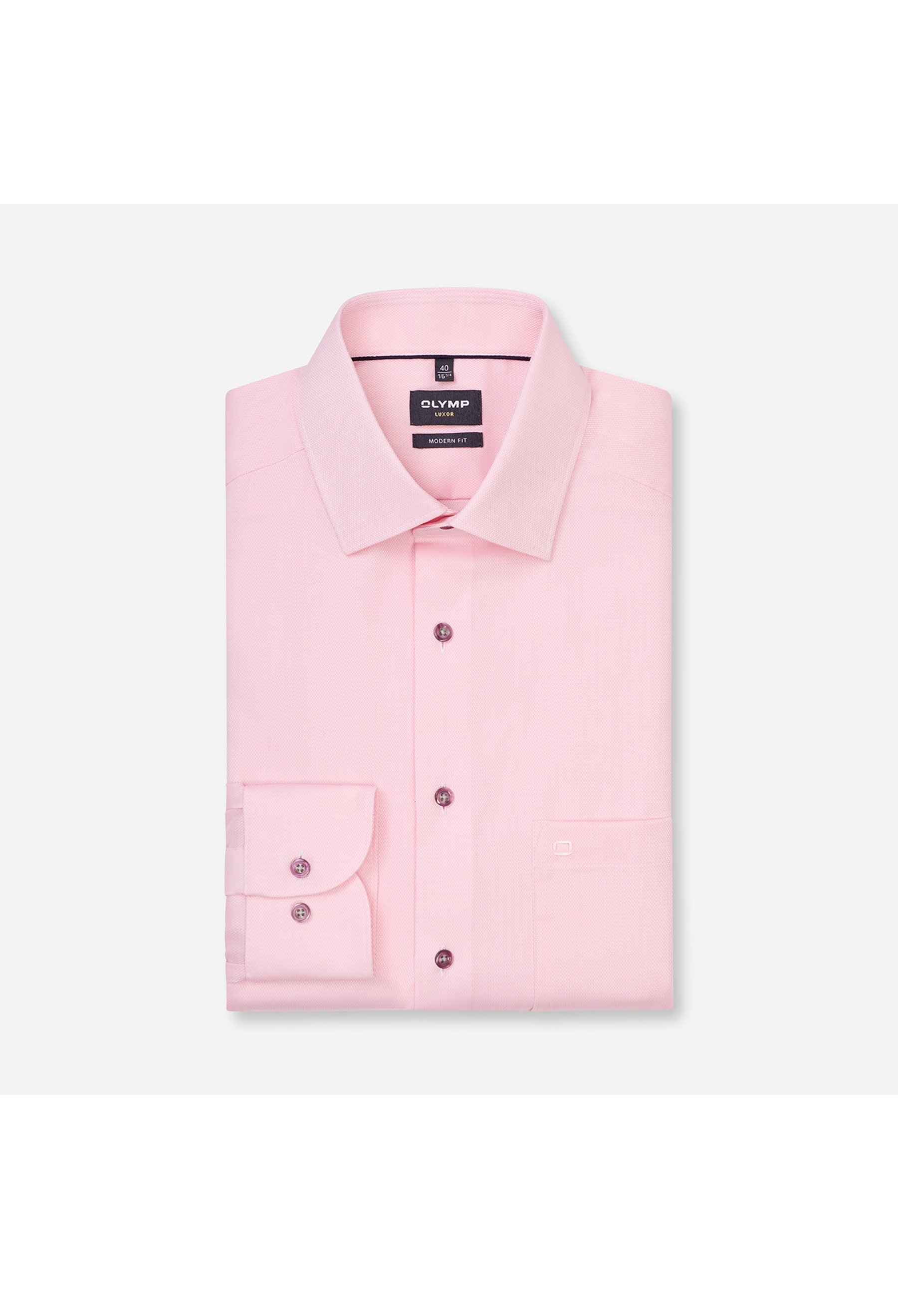OLYMP Luxor Modern Fit Dress Shirt Light Pink 39 3