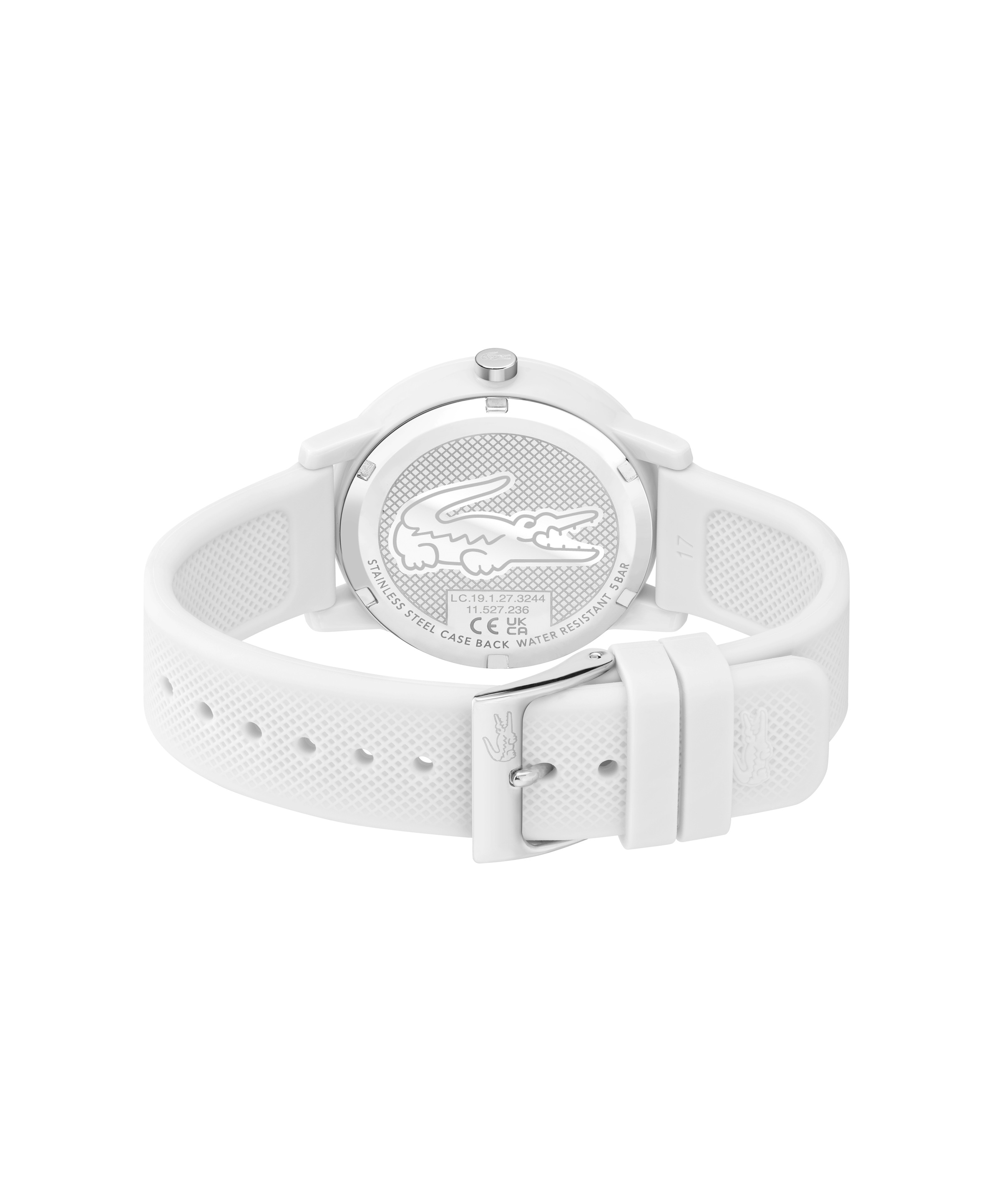 Lacoste Quarzuhr »LACOSTE.12.12« Armbanduhr, Damenuhr, Herrenuhr, Silikonarmband, analog