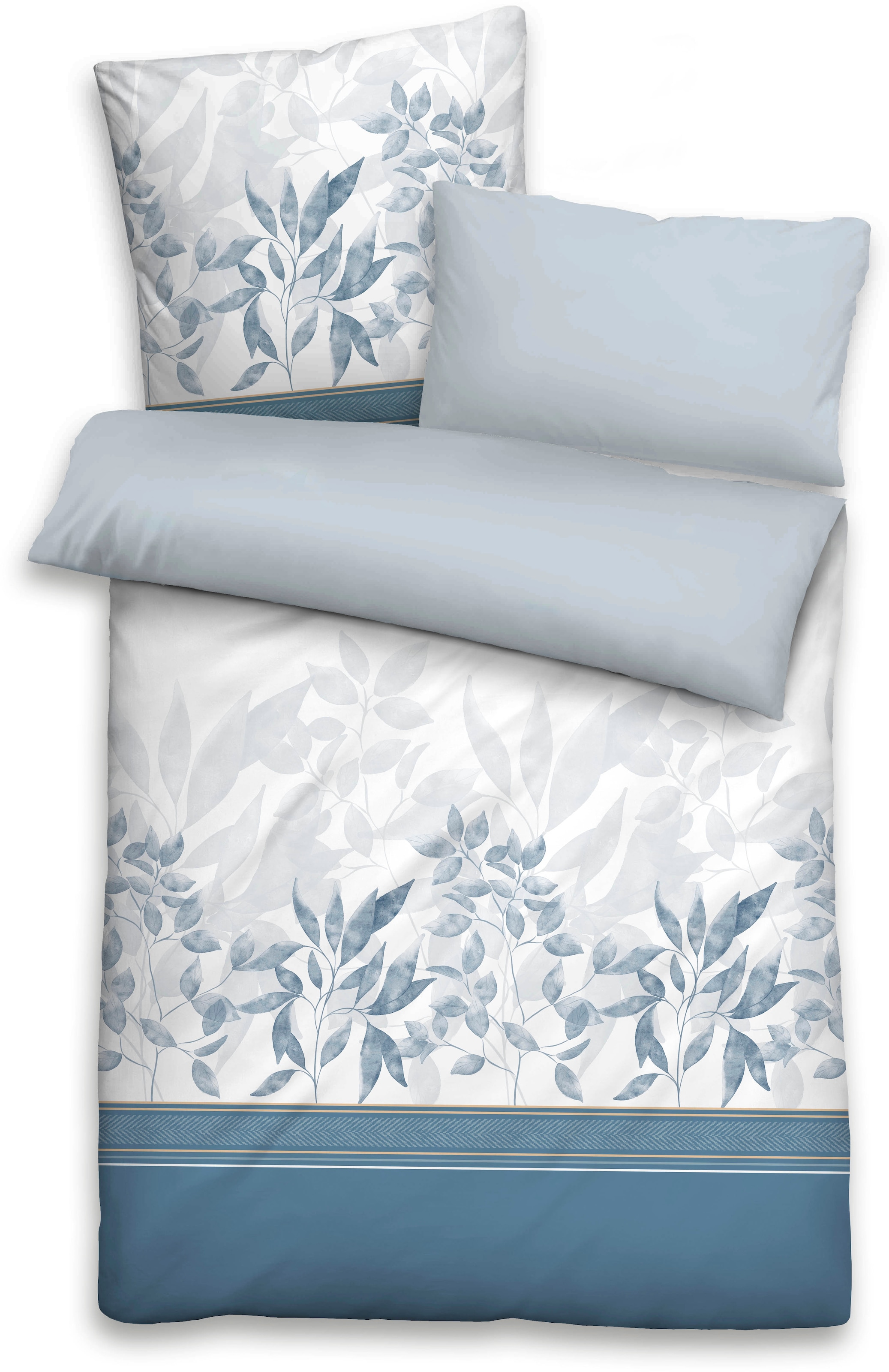 Biberna Wendebettwäsche "Azra" 3 Stk. feiner Glanz + weicher Griff, pflegel günstig online kaufen