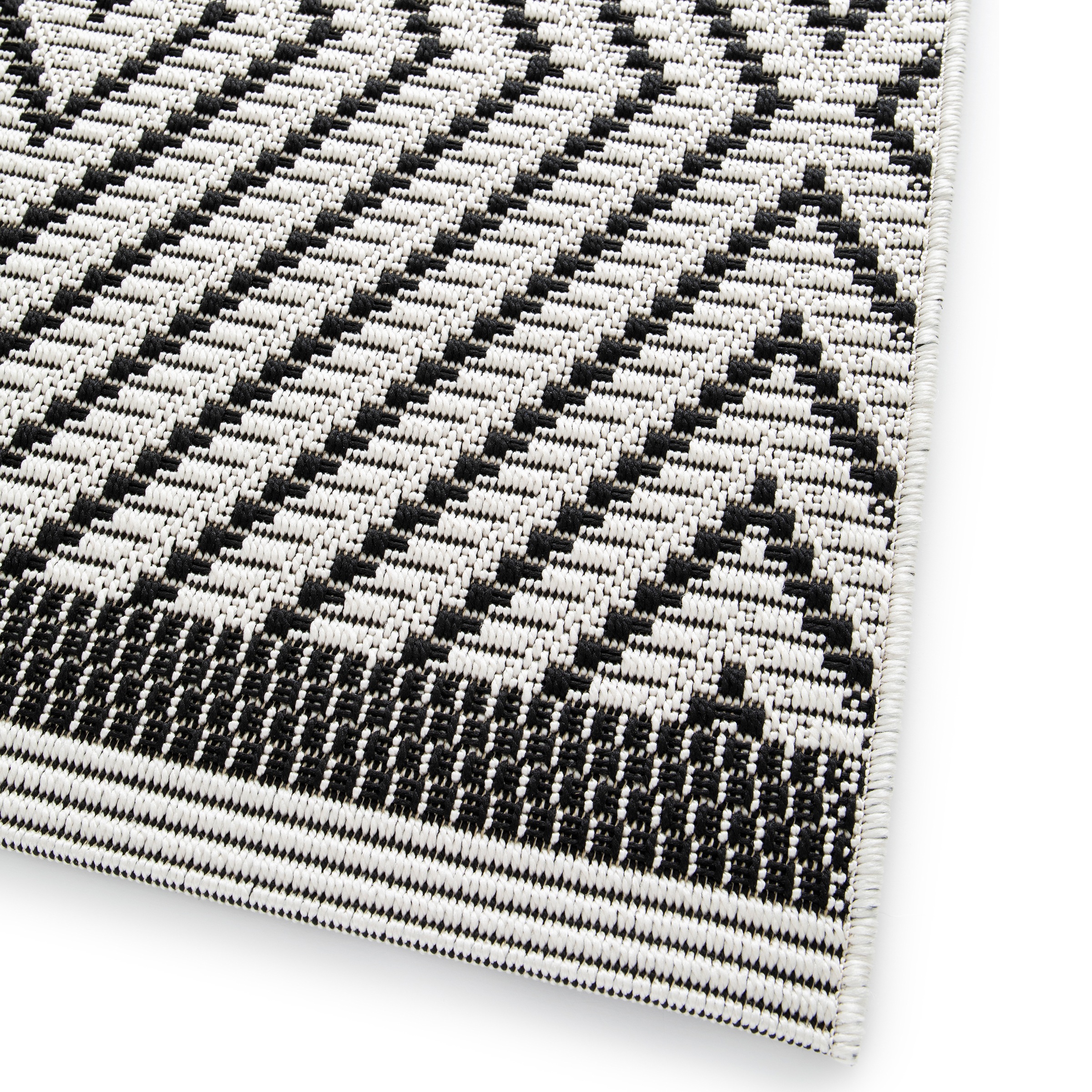 Primaflor-Ideen in Textil Teppich »Outdoorteppich GRANADA - Geo«, rechteckig, 4 mm Höhe, Flachgewebe, Rauten, In- und Outdoor geeignet, für Balkon & Terrasse