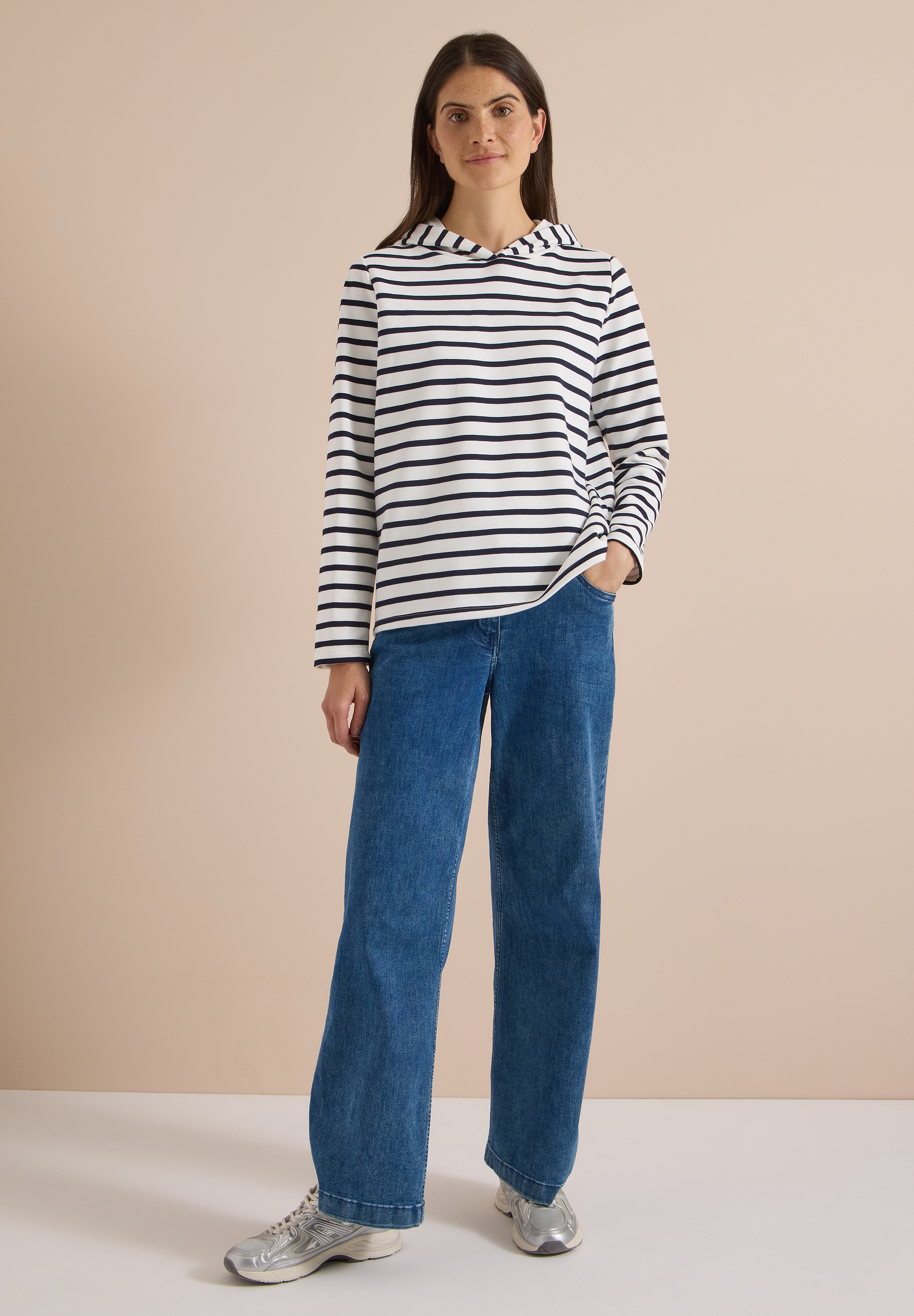 Cecil Sweatshirt , im Streifendesign
