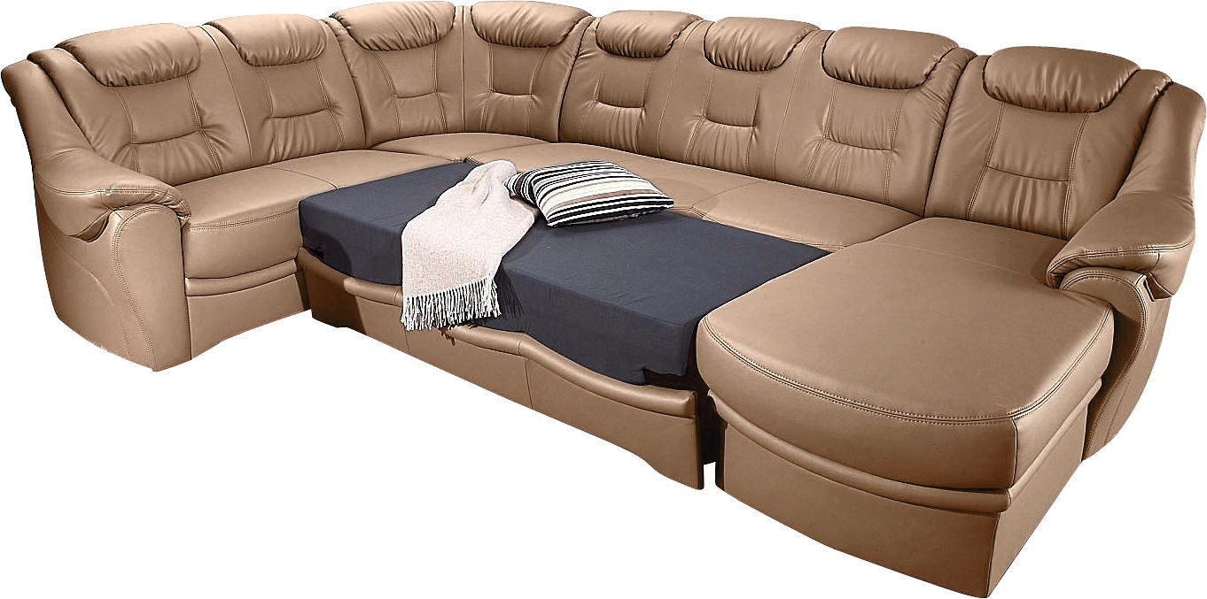 sit&more Wohnlandschaft "Bellevue U-Form", wahlweise mit Bettfunktion günstig online kaufen