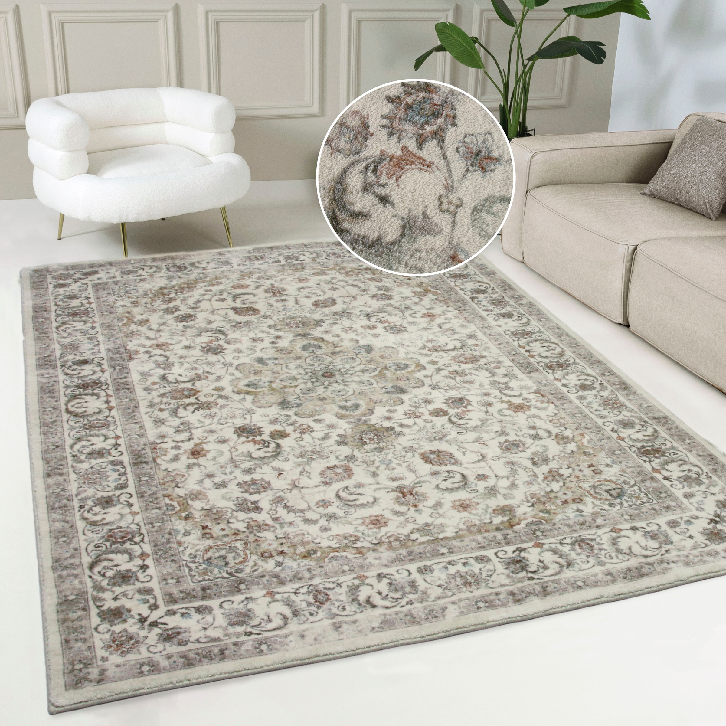 OTTO home Teppich "Omar, Druckteppich, orientalisches Design, mehrfarbig, b günstig online kaufen