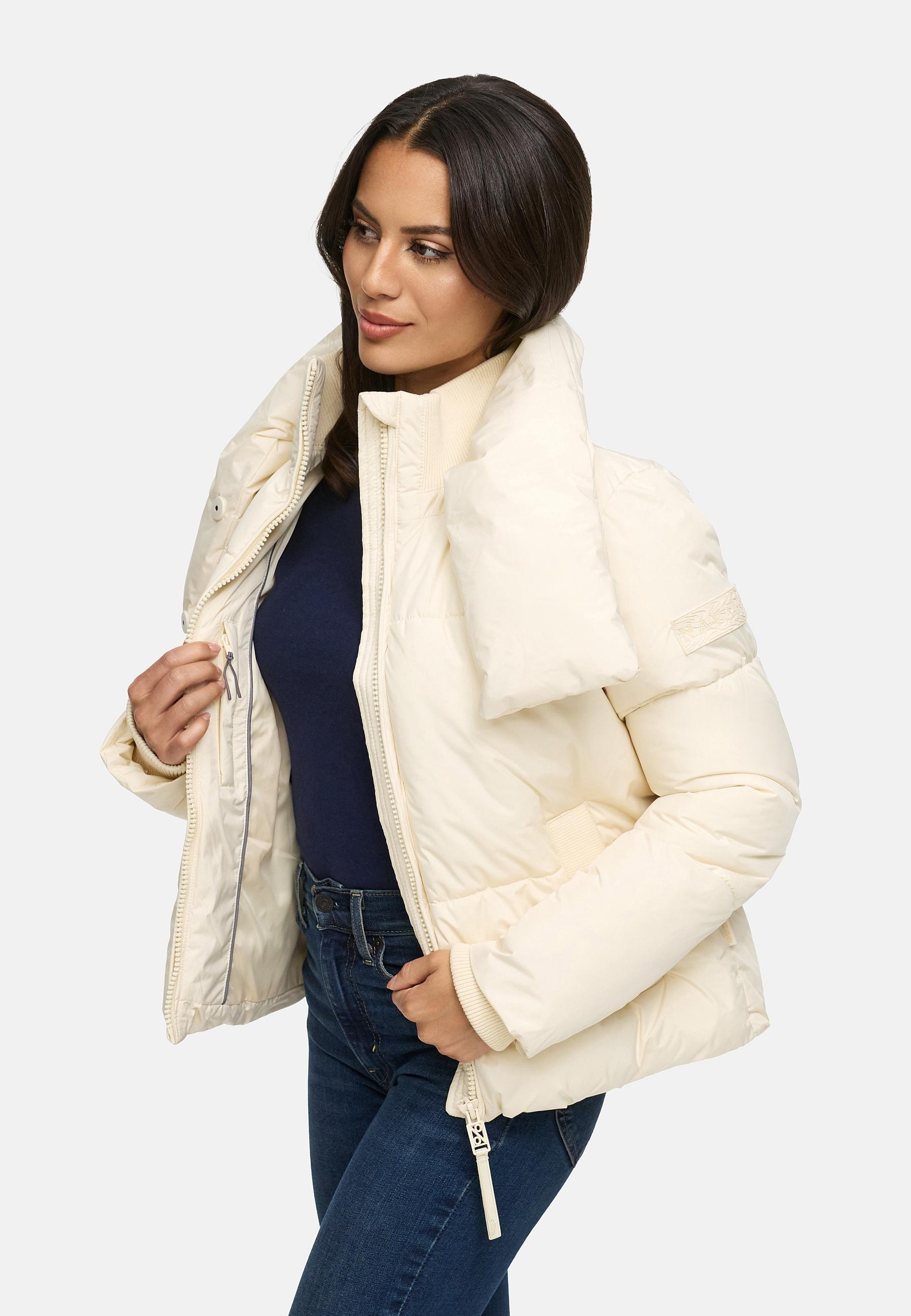 Navahoo Outdoorjacke »Traumelfe 14«, ohne Kapuze, Winter Steppjacke mit hohem Kragen
