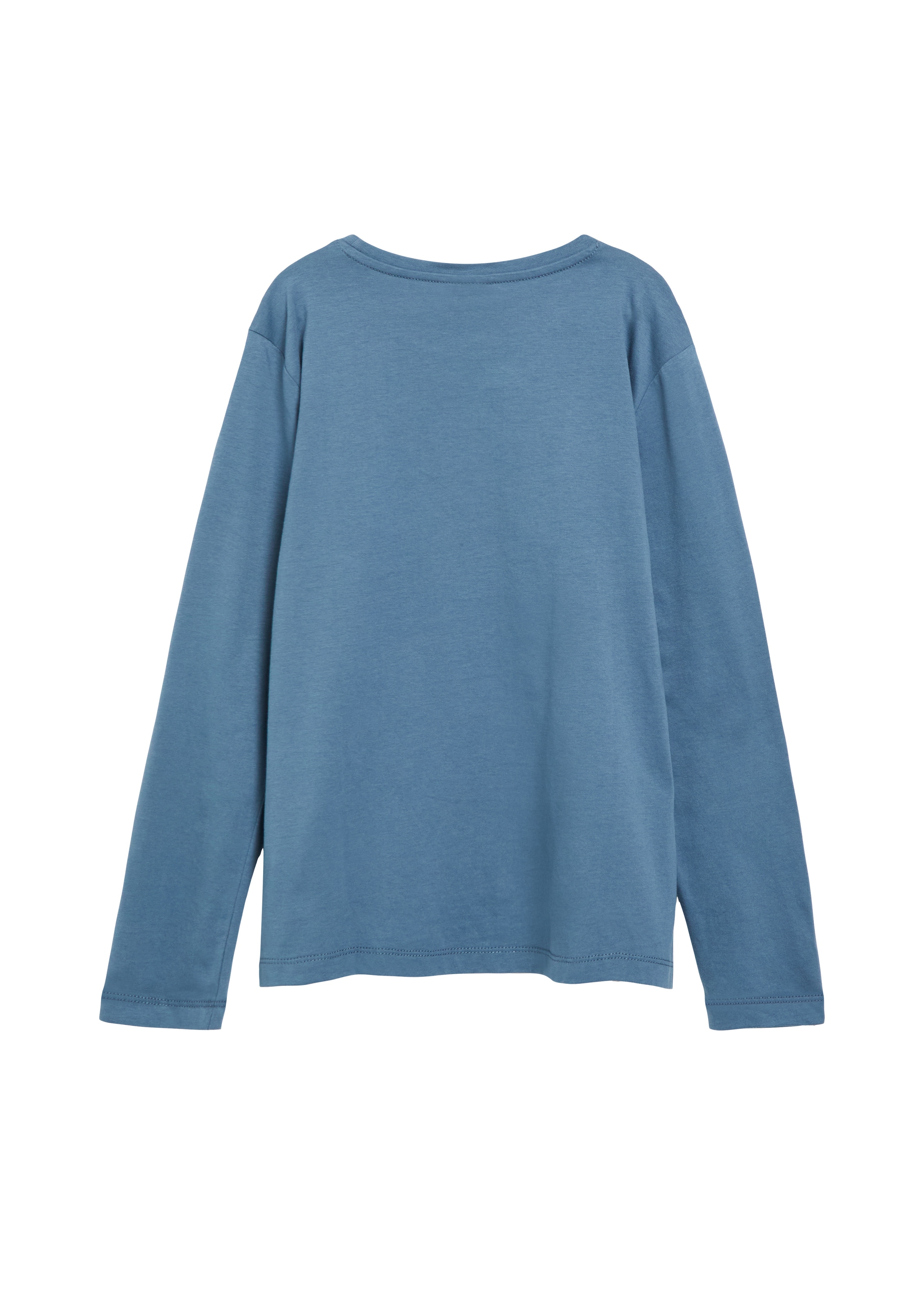 s.Oliver Junior Langarmshirt bedruckt, Rundhalsausschnitt, Baumwolle