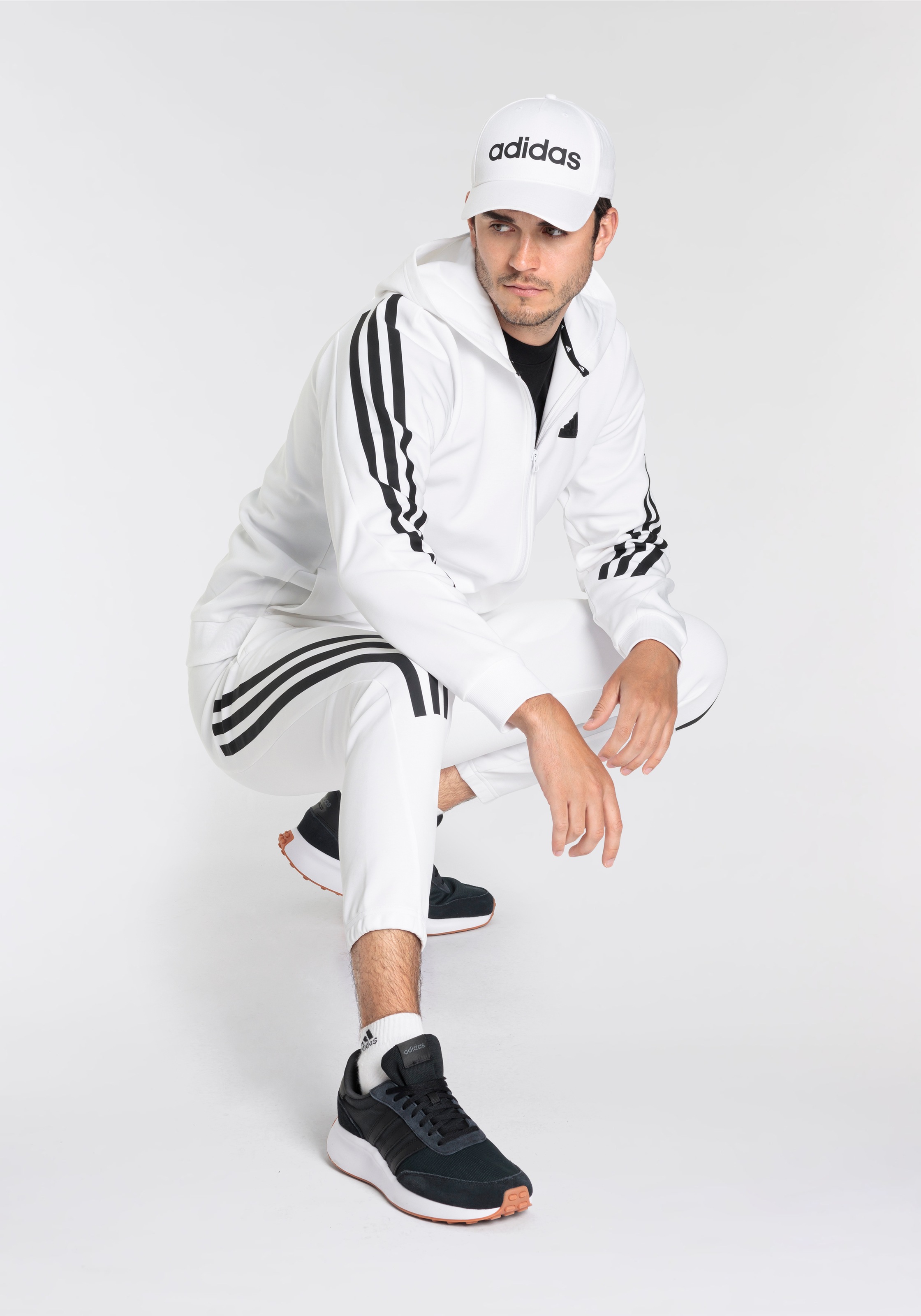 adidas Sportswear Kapuzensweatshirt »M FI 3S FZ«