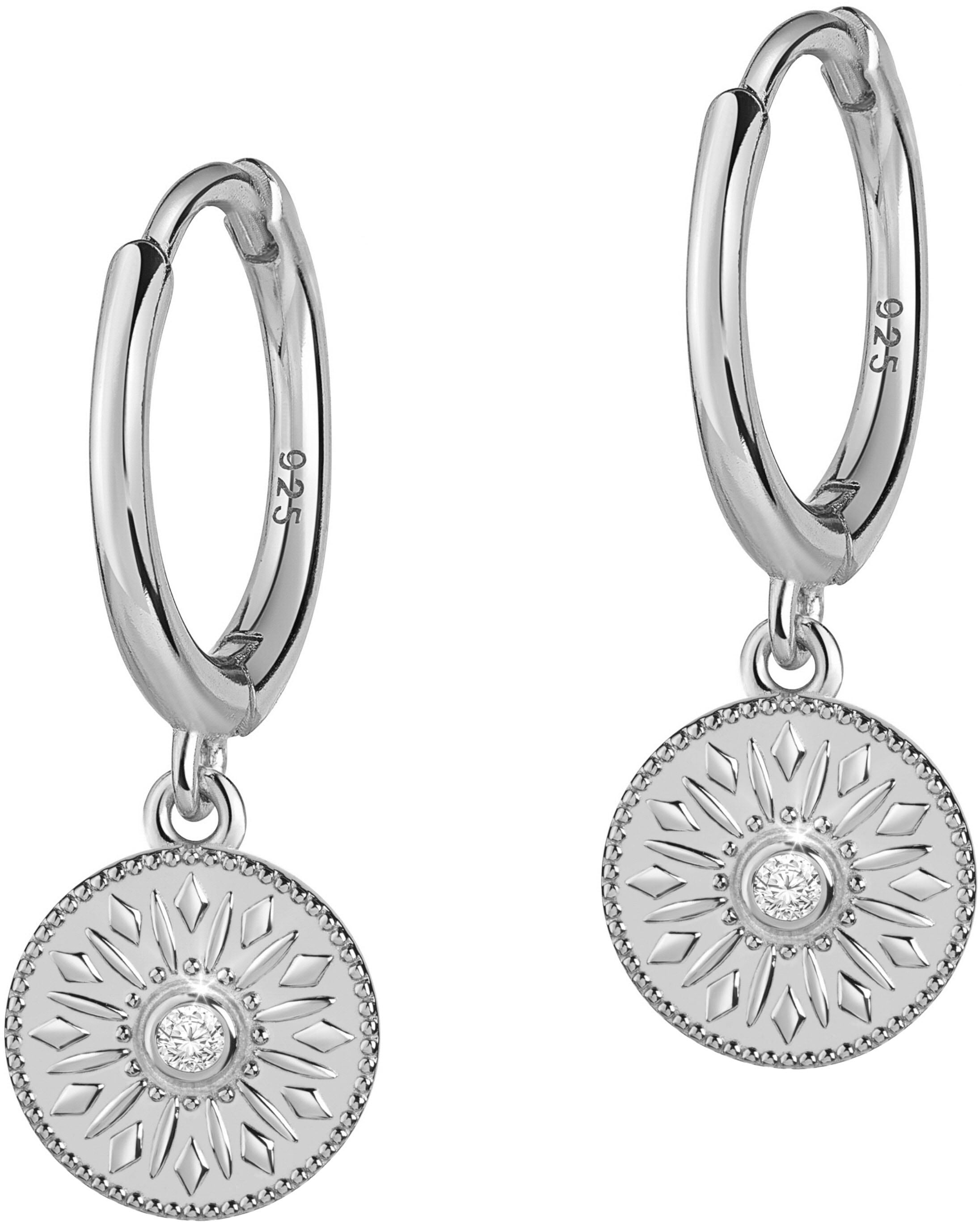 Paar Creolen »Schmuck Geschenk Silber 925 Ohrschmuck Ohrringe Sonne«, Made in Germany...