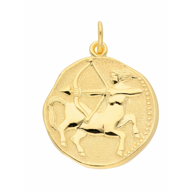 Adelia´s Kettenanhänger »333 Gold Sternzeichen Anhänger Schütze Ø 18,2 mm«,  Goldschmuck für Damen & Herren online kaufen | BAUR