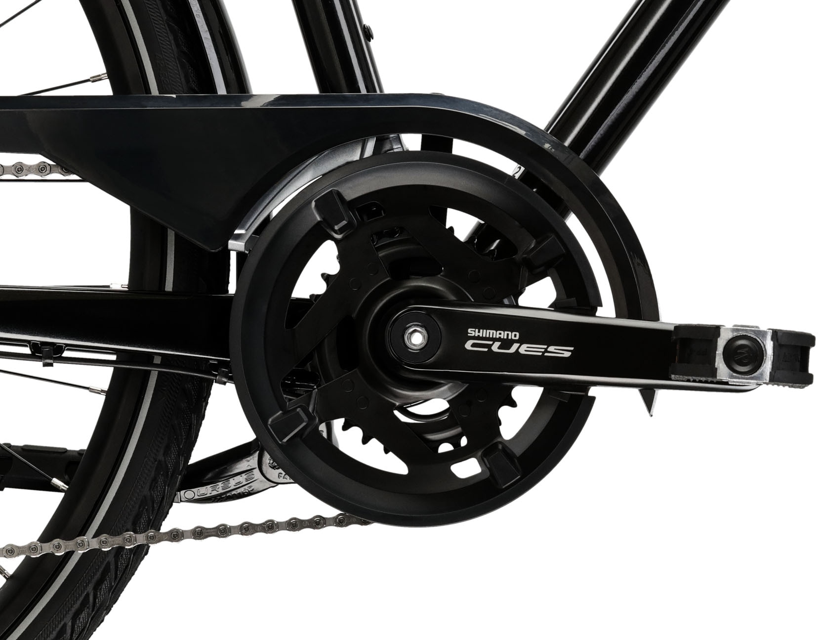 Kross Trekkingrad »Trekkingrad Trans 7.0 schwarz 20 Gänge«, 20 Gang, Shimano, CUES U6020 Schaltwerk, Kettenschaltung
