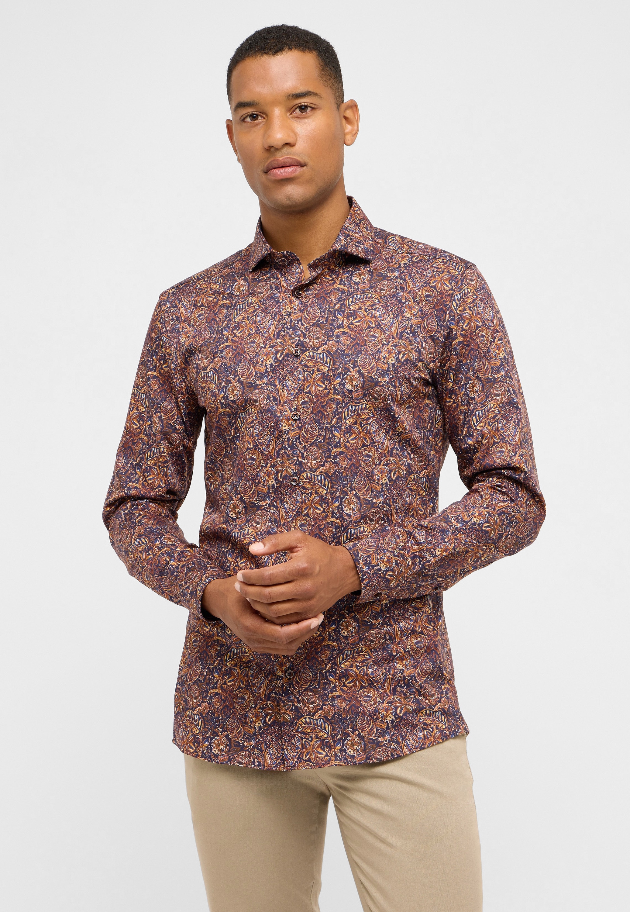 Eterna Langarmhemd "SLIM FIT", NON IRON (bügelfrei) günstig online kaufen
