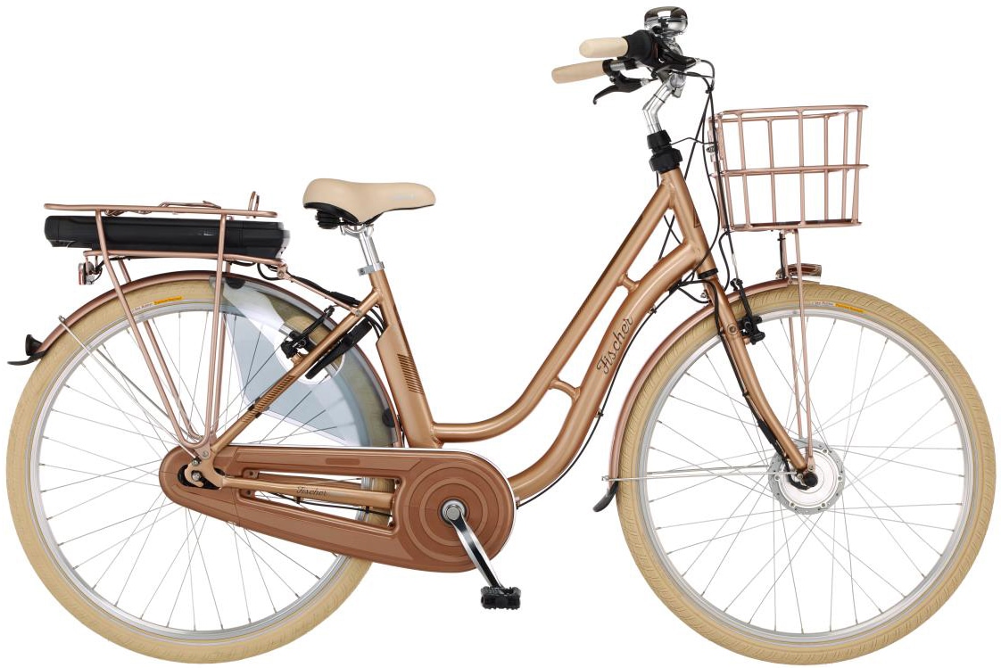 FISCHER Fahrräder E-Bike »RETRO 2.1«, 7 Gang, Shimano, Nexus, Frontmotor 250 W