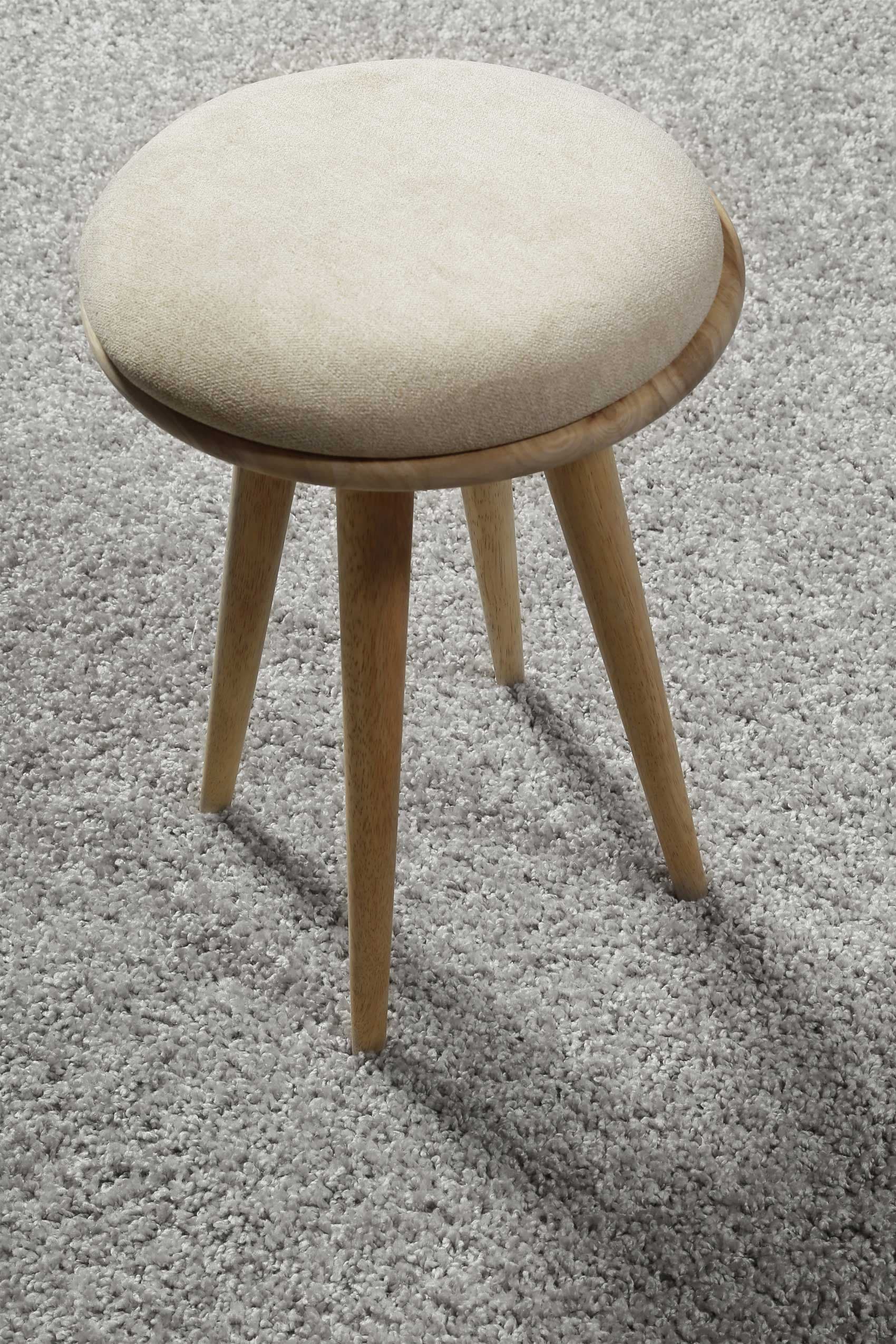 Homie Living Teppich »Gino«, rund, 30 mm Höhe, Hochflor, gewebt, weich, uni, Wohnzimmer, Schlafzimmer, waschbar