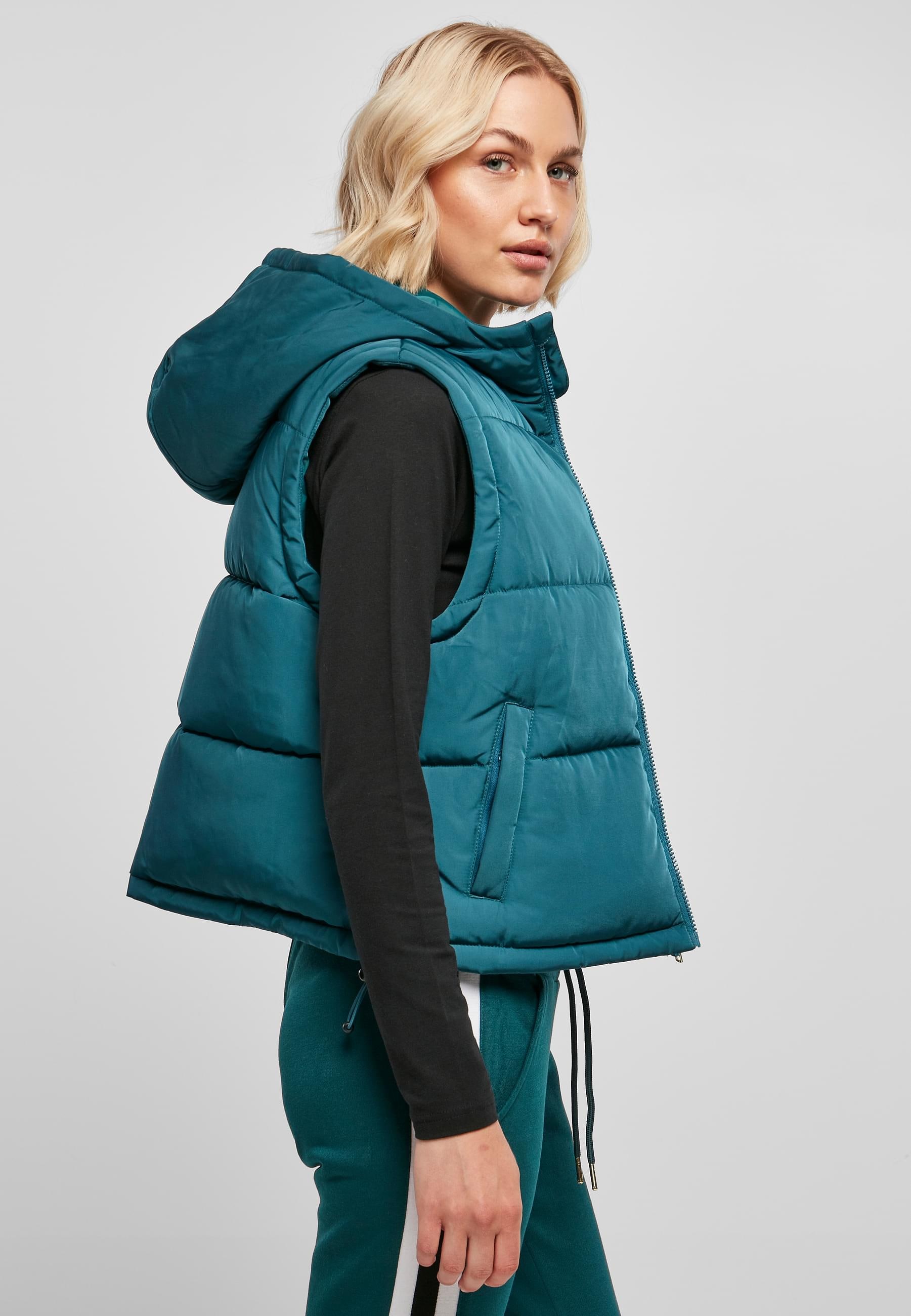 URBAN CLASSICS Jerseyweste »Urban Classics Damen Ladies Recycled Twill Puffer Vest«, (1 tlg.)