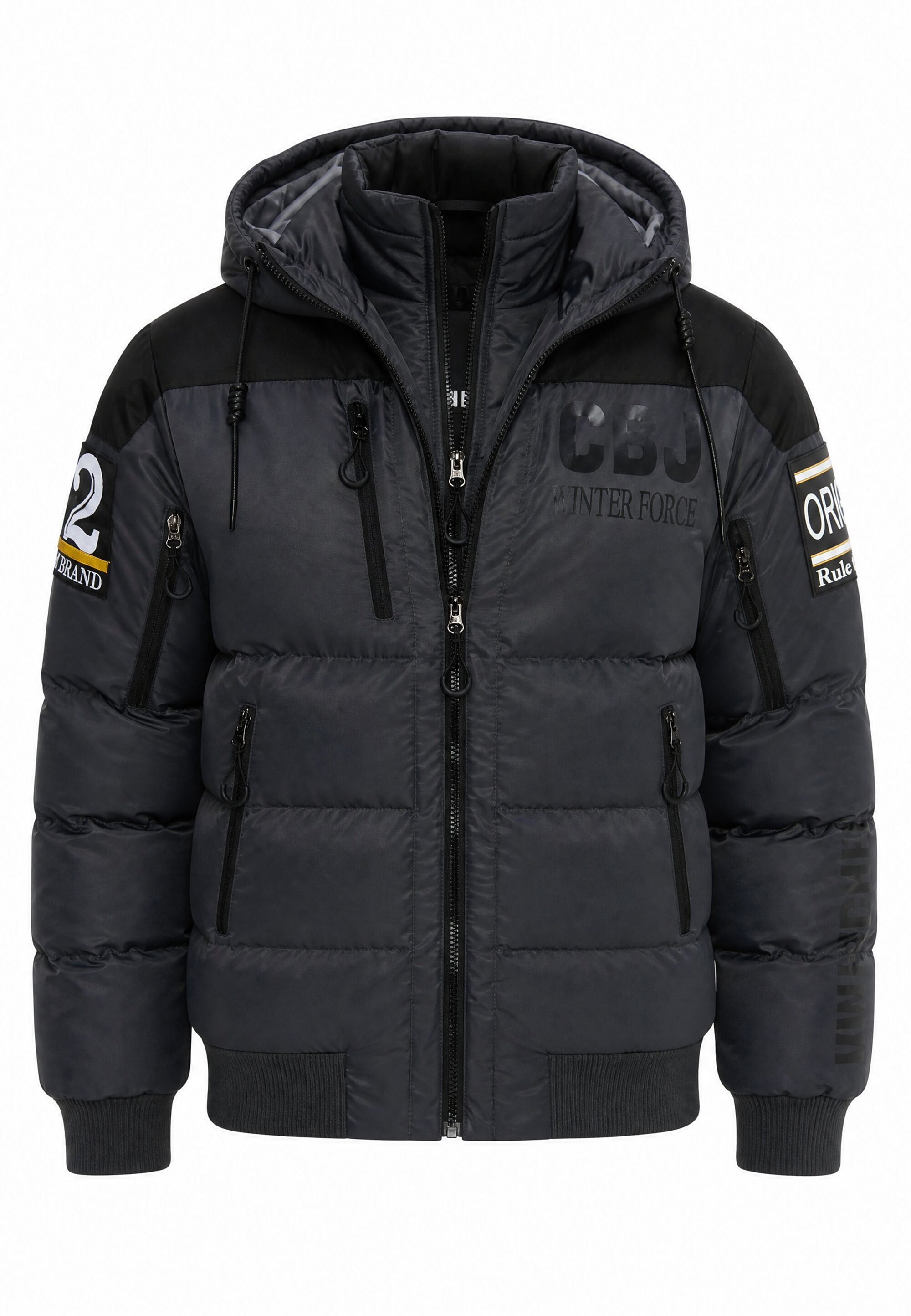 Cipo & Baxx Winterjacke »Winterjacke CM233« mit Kapuze hochwertige Steppjacke für kalte Tage