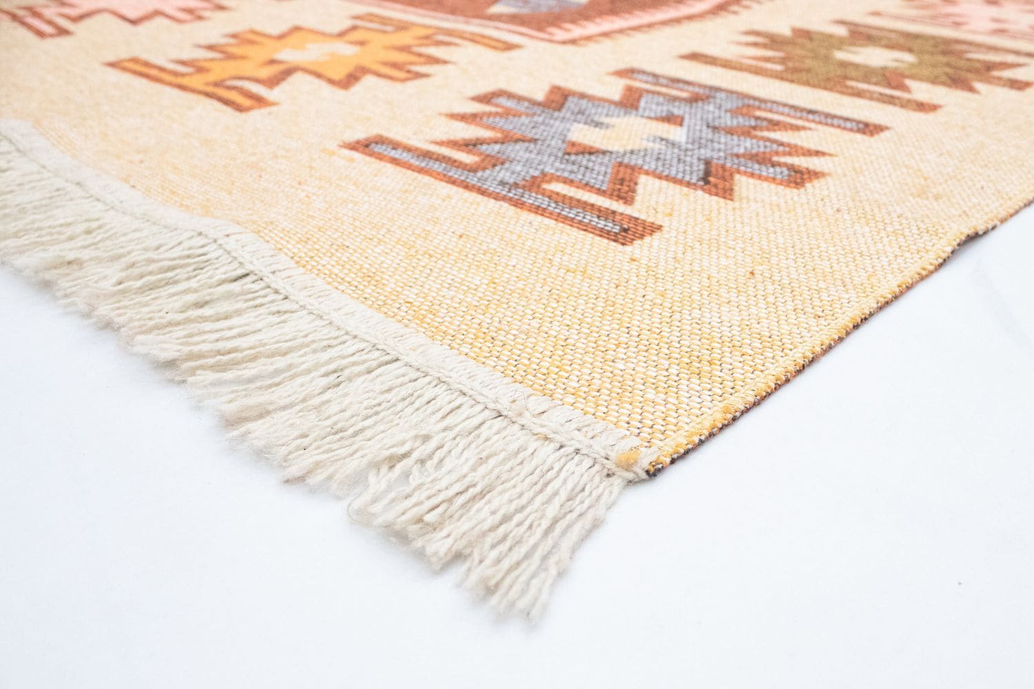 morgenland Wollteppich »Kelim Teppich - Trendy »Ariz« Rechteckig«, rechteckig, 0,5 mm Höhe, Flachgewebe