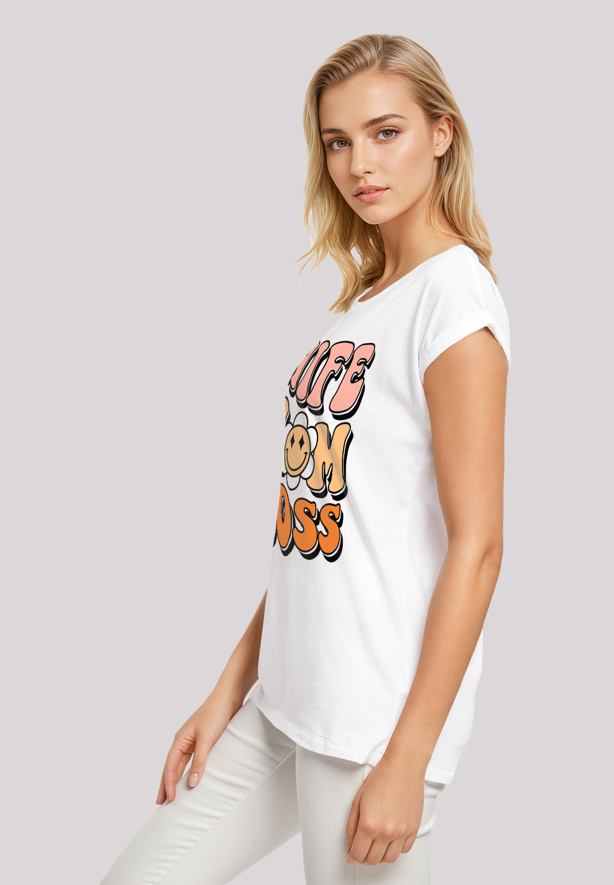 F4NT4STIC T-Shirt »Mothers Day Wife Mom Boss Empowering Message Modern«, Premium Qualität