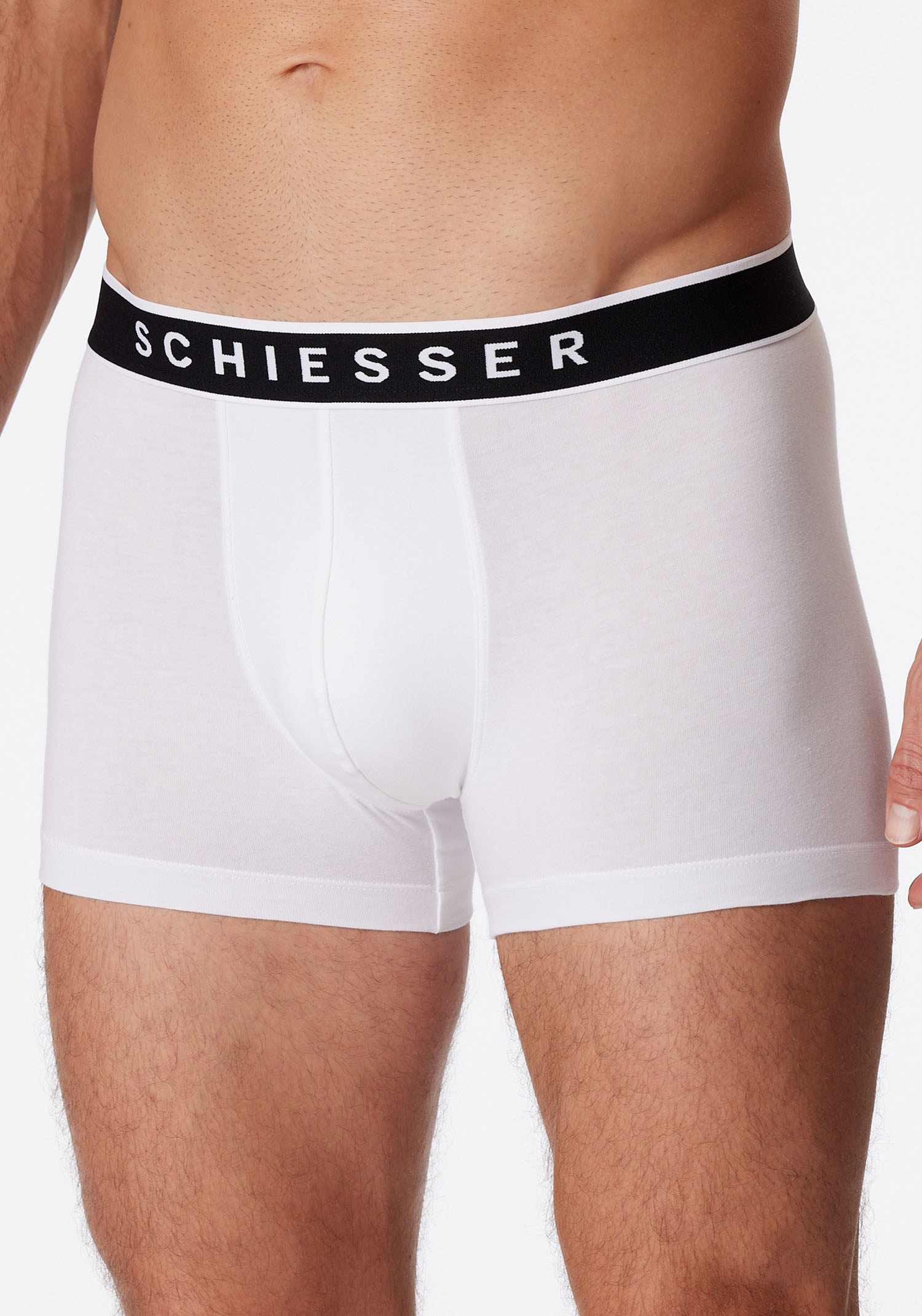 Schiesser Boxer »"95/5"«, (3er-Pack), mit sportlichem Webgummibund