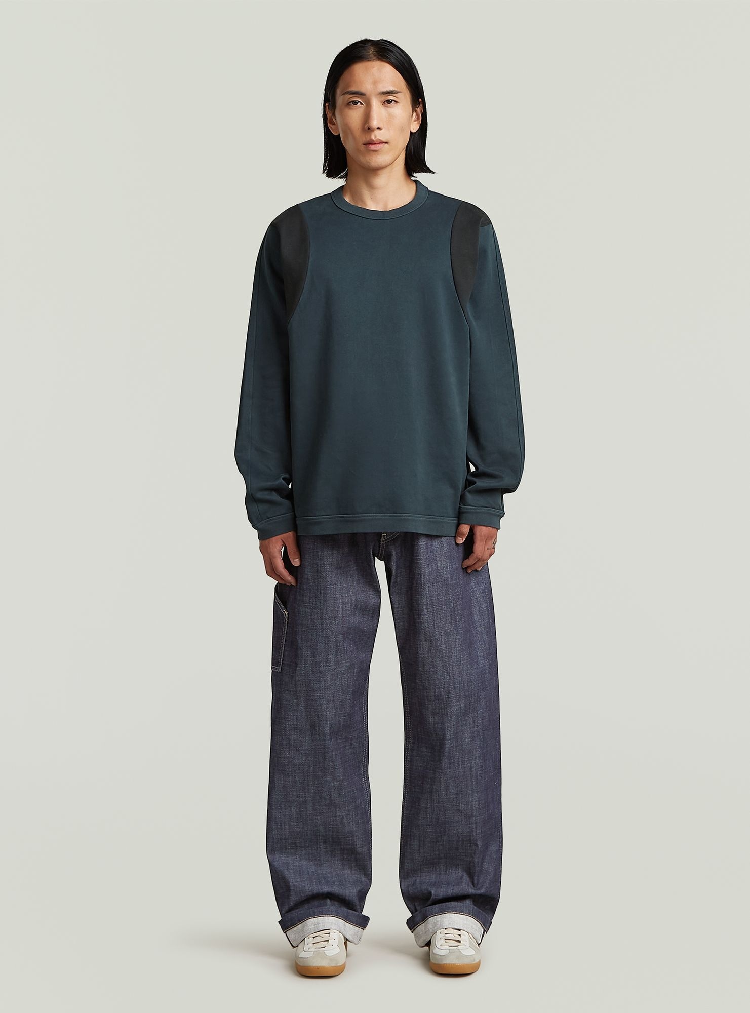 G-STAR Kurzarmpullover »MN Loose Sweatshirt«