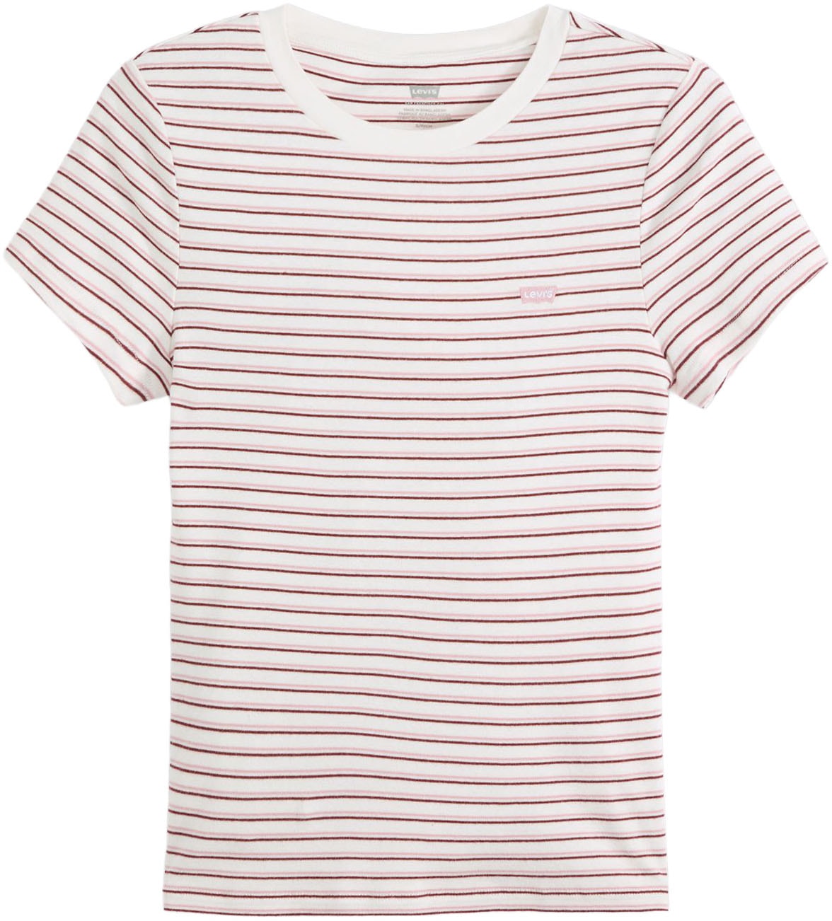 Levi's® T-Shirt »ESSENTIAL HM SS TEE«, Taillierter Schnitt