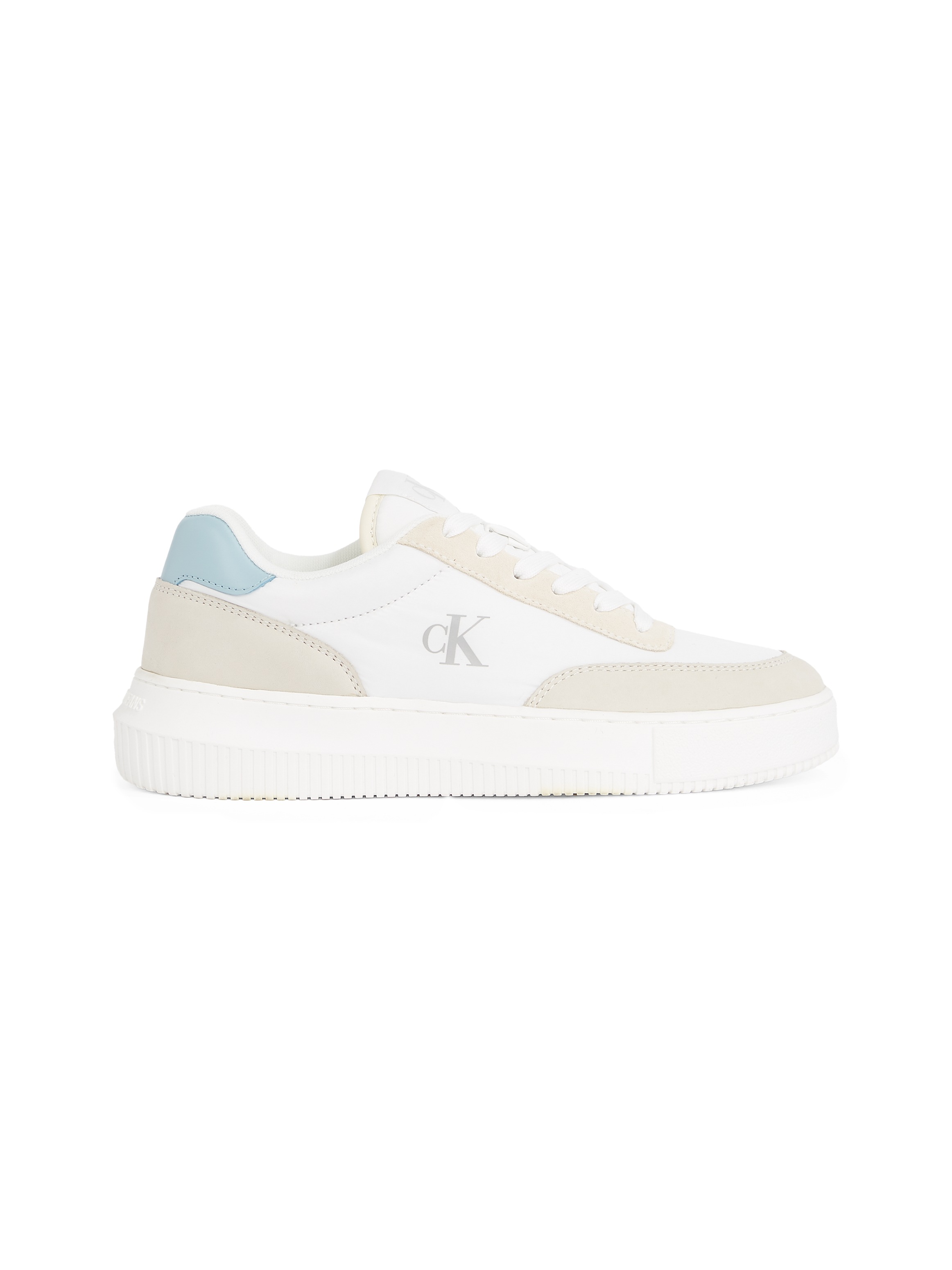 Calvin Klein Jeans Sneaker »CHUNKY CUPSOLE LOW MIX IN«, Freizeitschuh, Halbschuh, Schnürschuh mit CK Logo