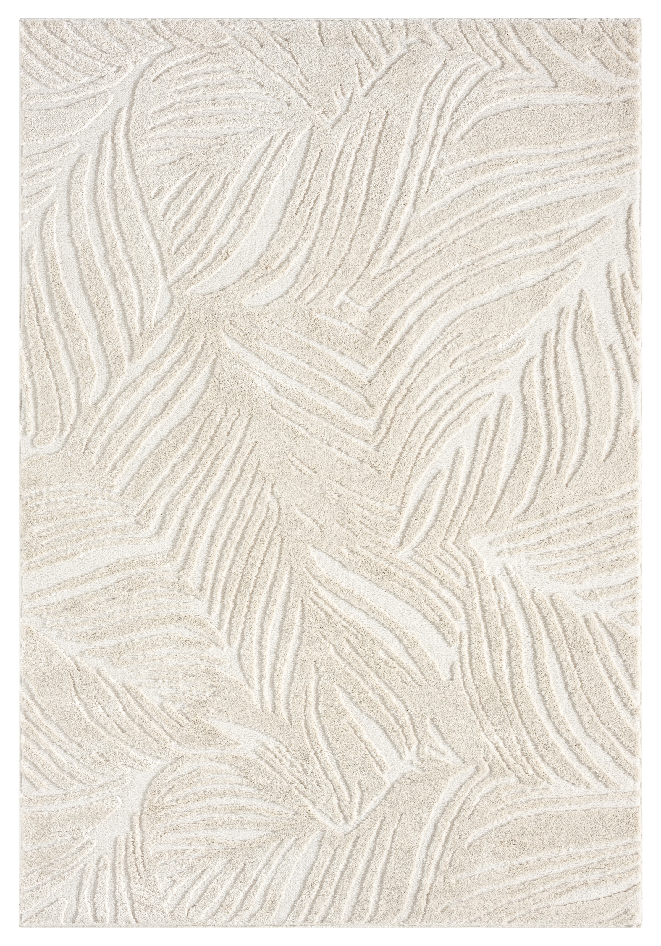 OTTO home Teppich "Samia, Hoch-Tief-Struktur" rechteckig 19 mm Höhe leichte günstig online kaufen