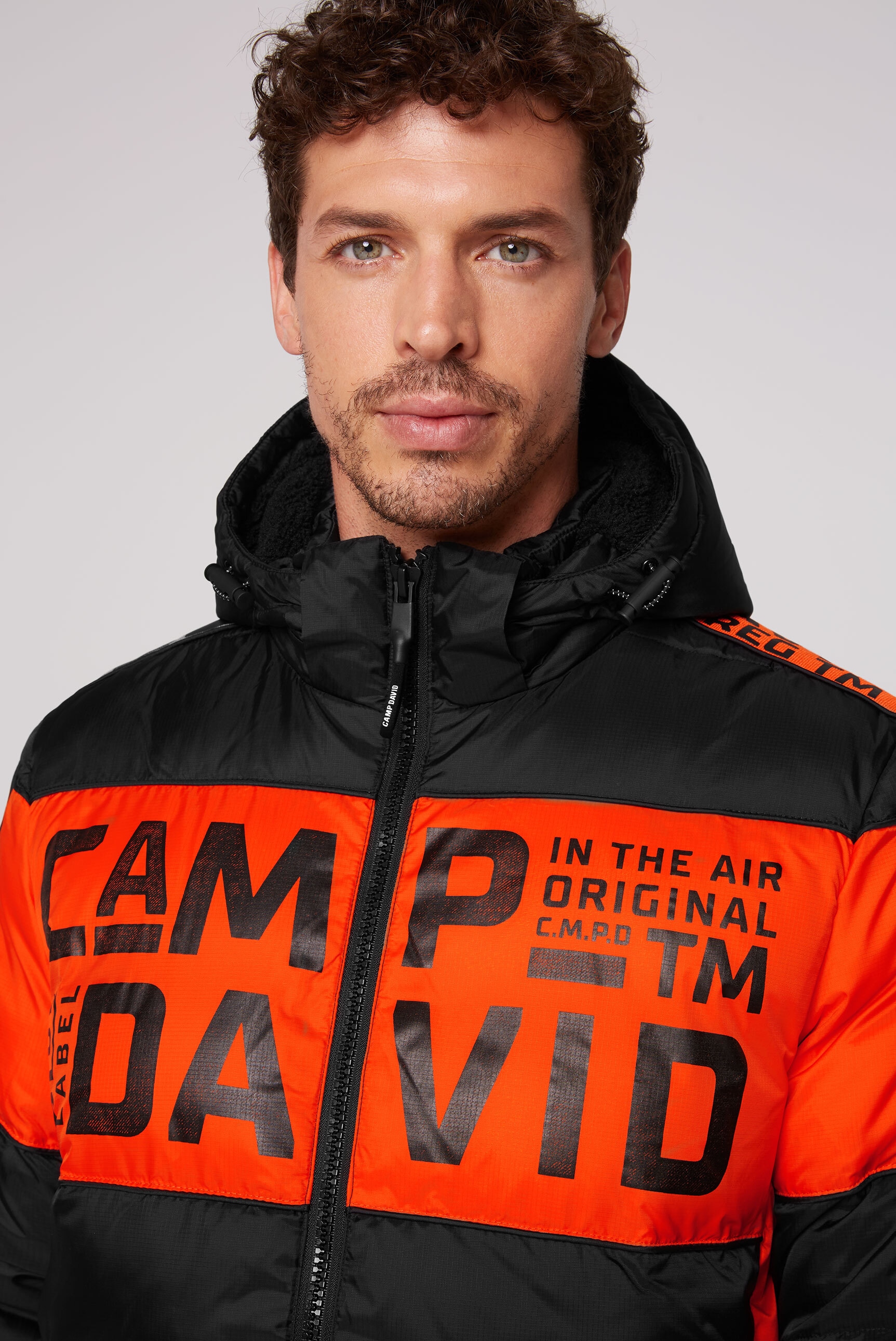 CAMP DAVID Winterjacke, mit Kapuze, mit abtrennbarer Kapuze