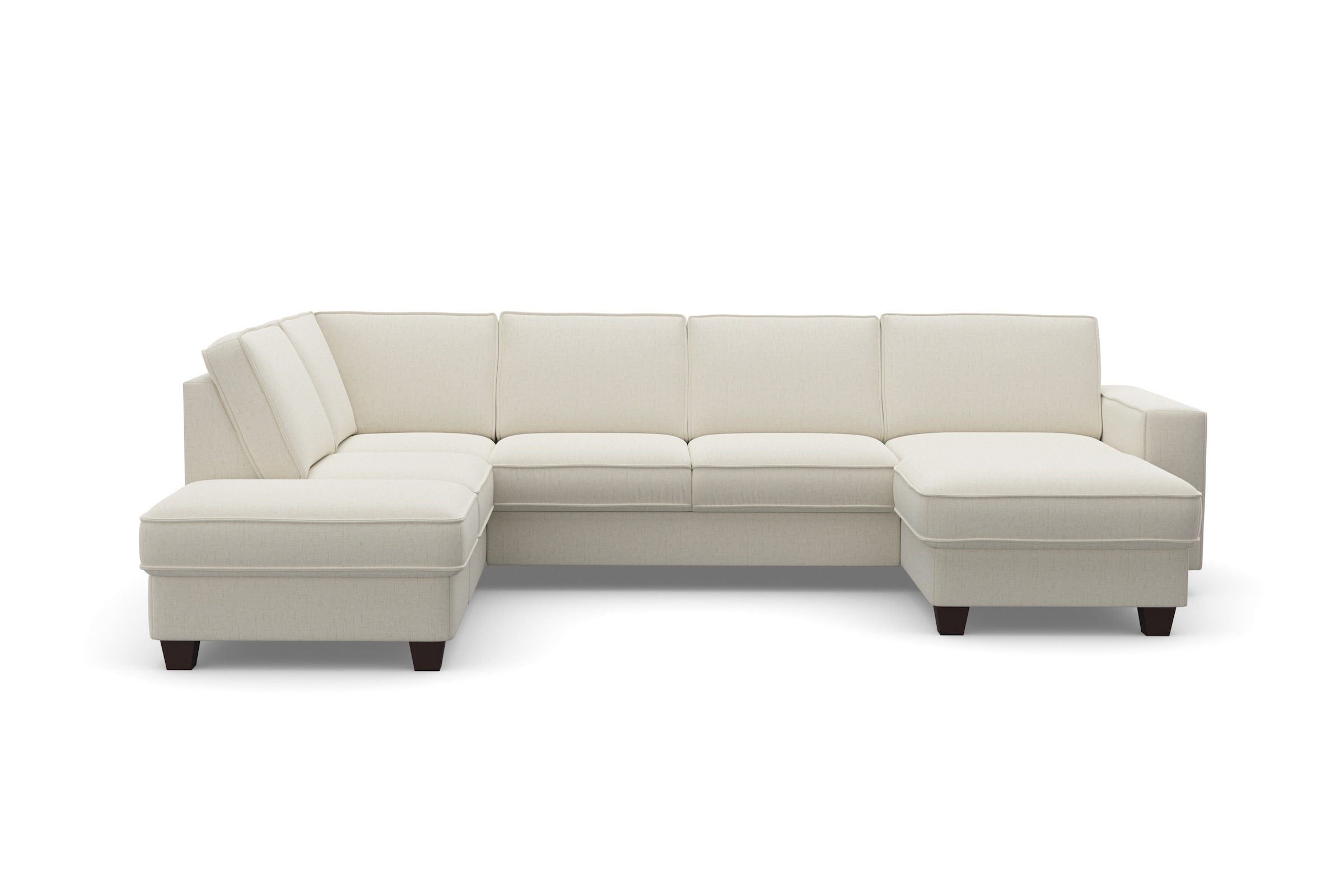 Home affaire Wohnlandschaft "County U-Form" wahlweise Ottomane links oder r günstig online kaufen