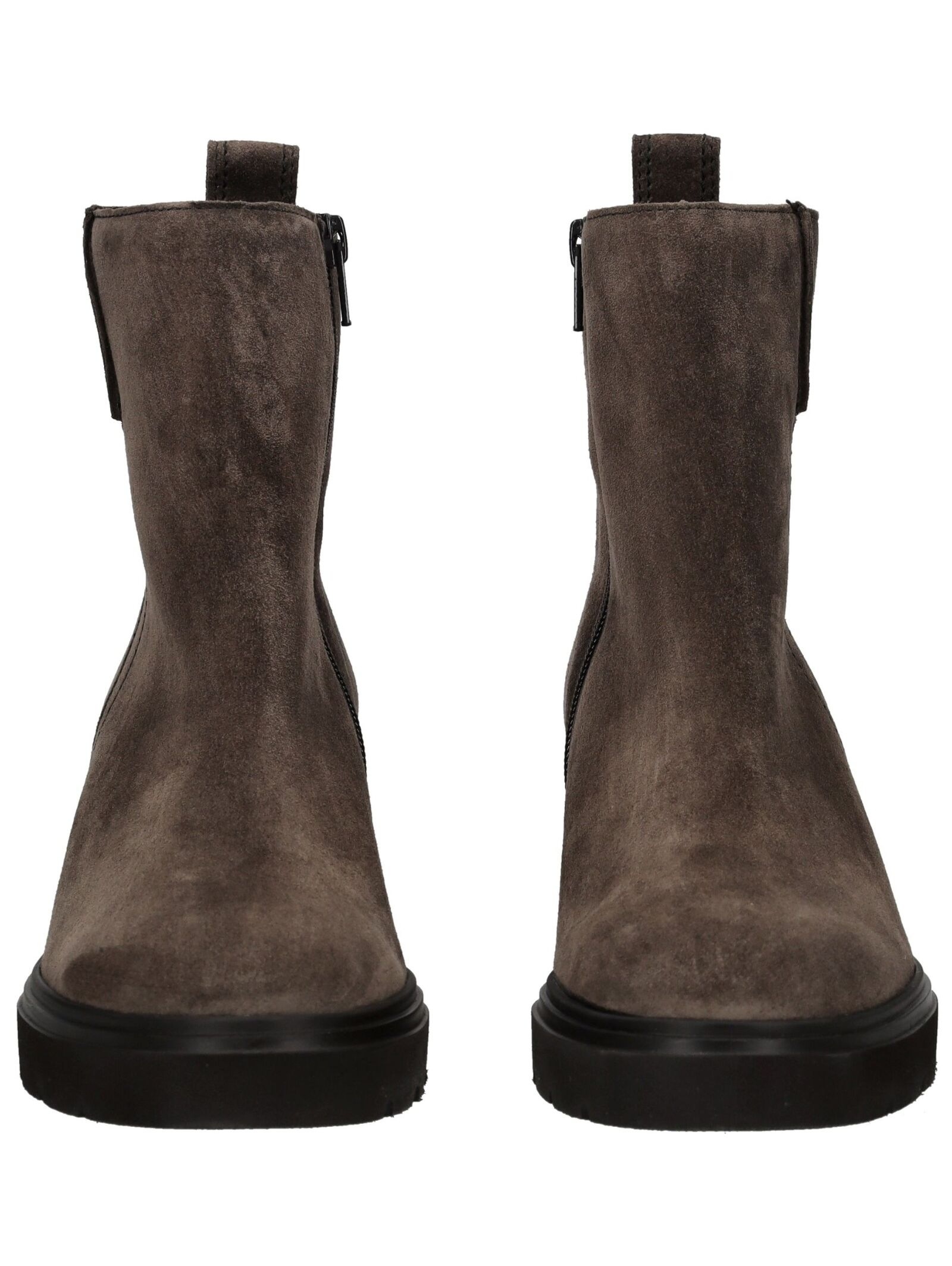 Stiefelette GABOR "Gabor Stiefelette Veloursleder", Damen, Gr. 40, dunkelbraun, Veloursleder, Schuhe Stiefelette 2