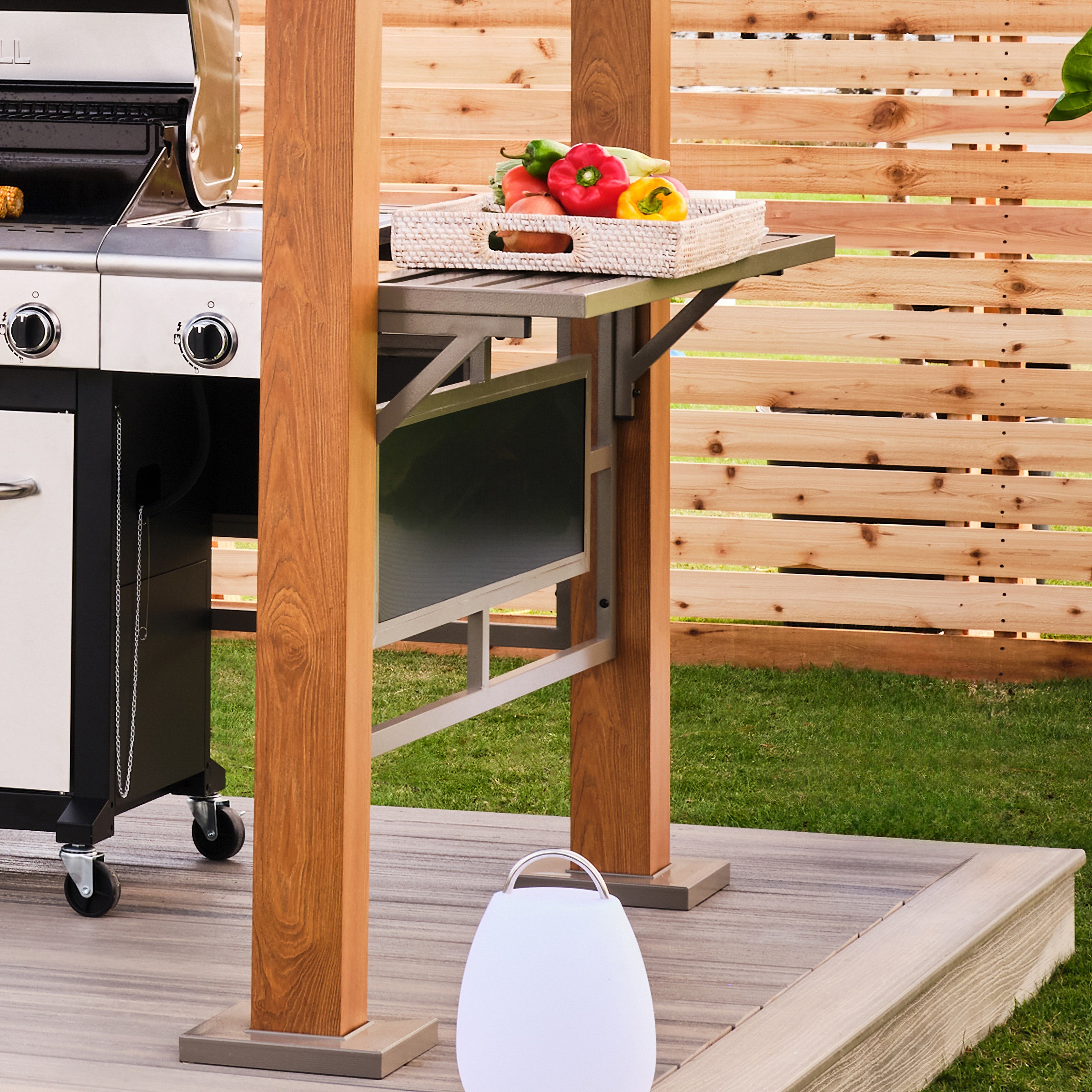 Sojag Grillpavillon »»Maui« Holzoptik«, 158x249x278 cm