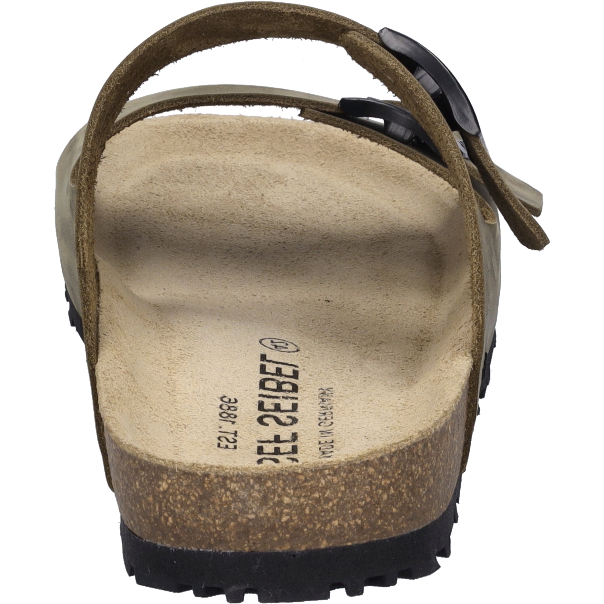 Sandale JOSEF SEIBEL "Josef 01, oliv", Herren, Gr. 40, grün (oliv), Obermaterial: 100% Rindsleder Leather cow., Schuhe Sandale 3
