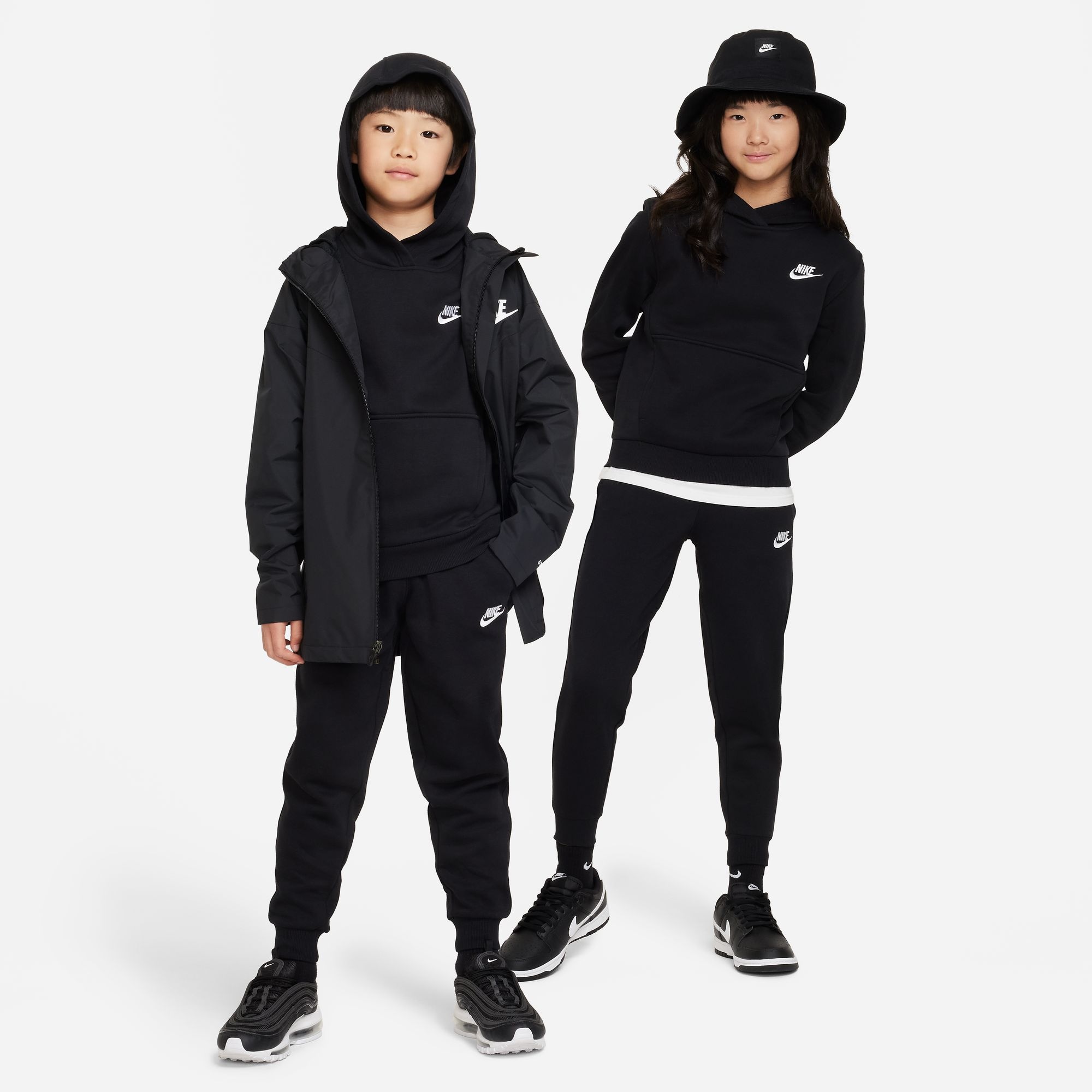 Nike Sportswear Kapuzensweatshirt »CLUB FLEECE BIG KID'S PULLOVER HOODIE«