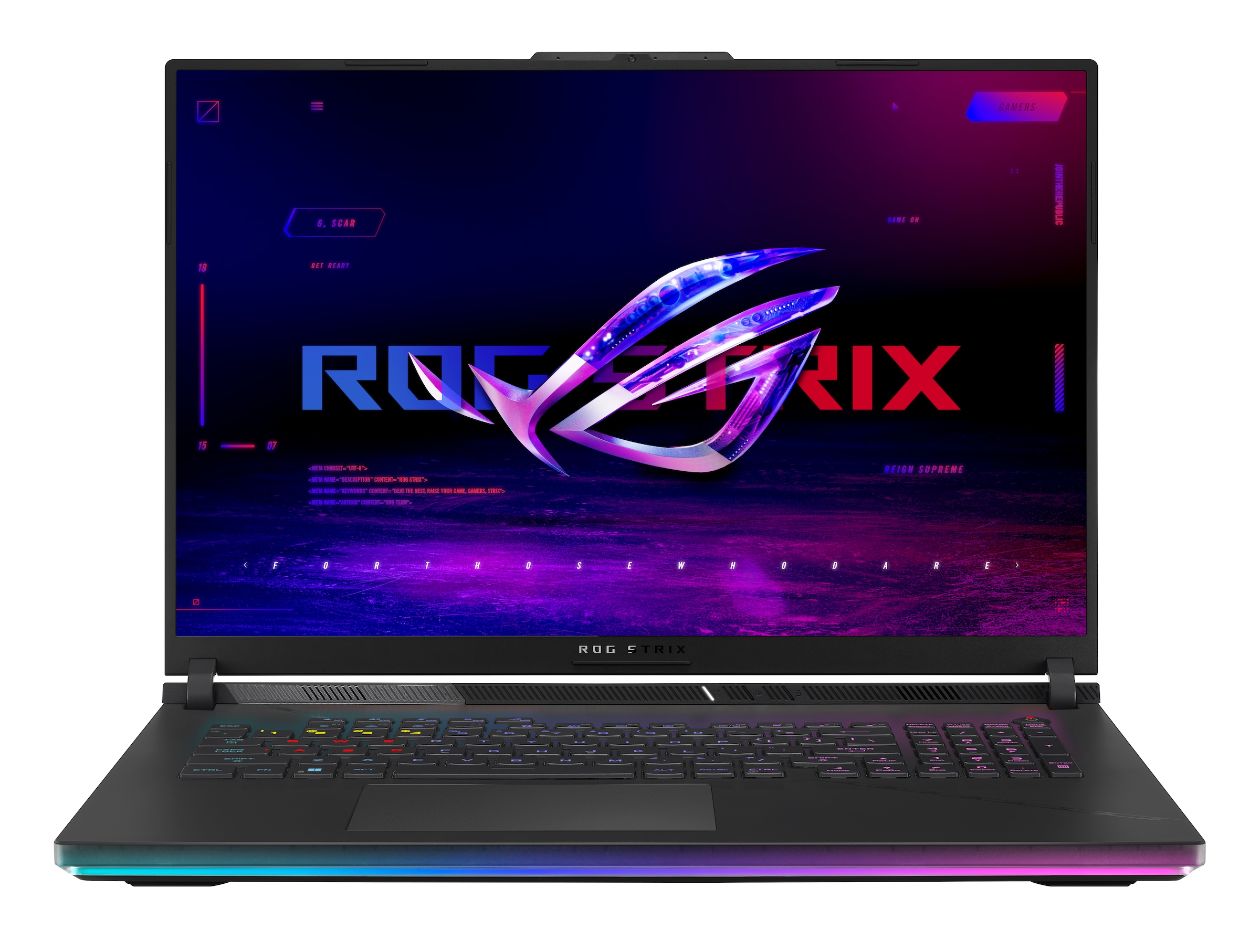 Asus Notebook »ROG Strix Scar18 G834JYR-R6130X 18" i9-14900HX/64GB/2x W11P«, 45,7 cm, / 18 Zoll, Intel, Core i9