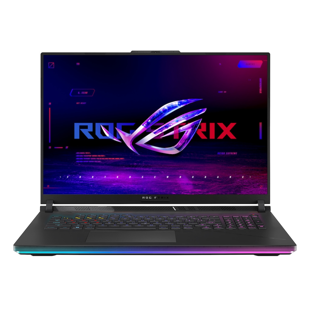 Asus Notebook »ROG Strix Scar18 G834JYR-R6130X 18" i9-14900HX/64GB/2x W11P«, 45,7 cm, / 18 Zoll, Intel, Core i9