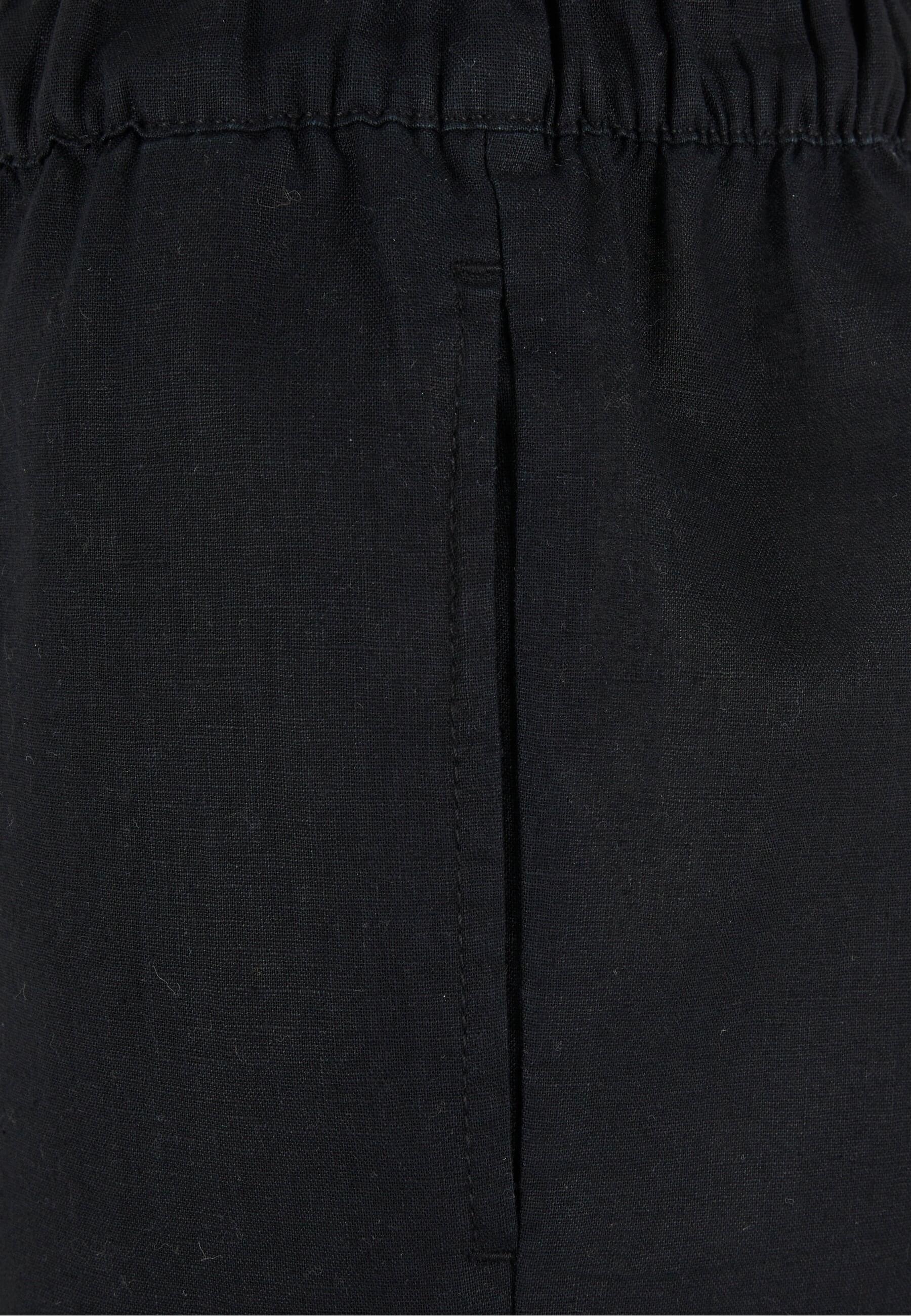 URBAN CLASSICS Stoffhose »Urban Classics Damen Ladies Linen Mixed Wide Pants«, (1 tlg.)