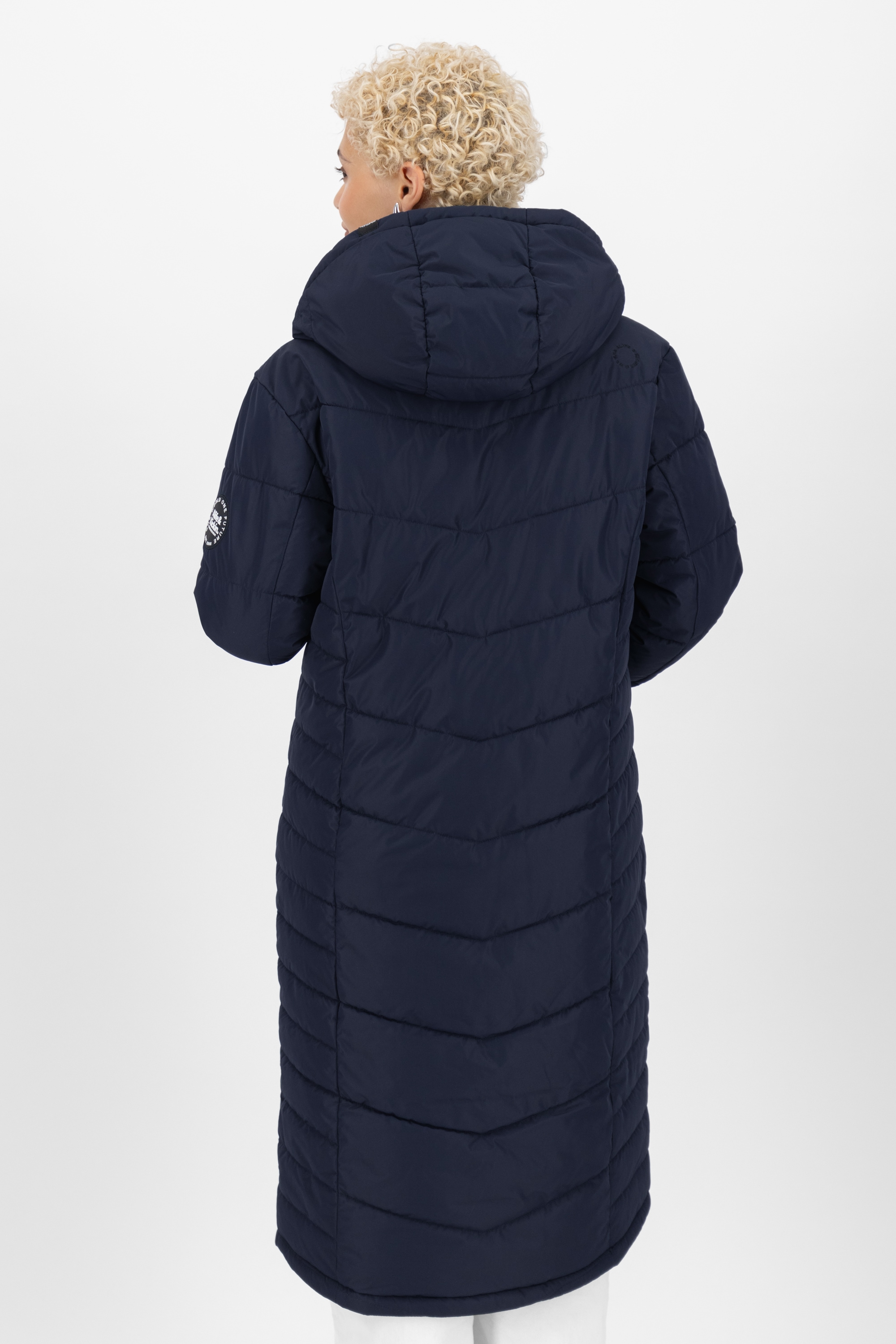Alife & Kickin Winterjacke »Damen VedaAK A Parka«, Leichter gefütterter Mantel mit weichem Teddyfell Innenfutter