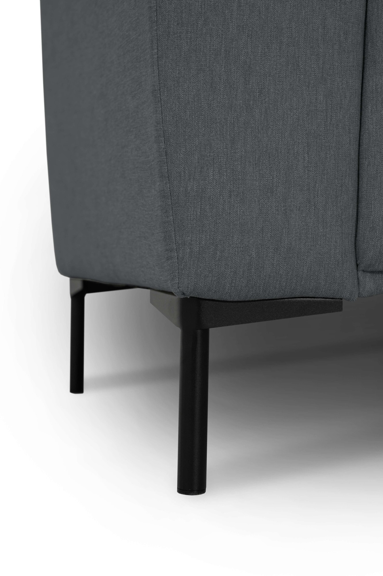 andas Ecksofa »Melby«, (2 St.), Breite 275 cm, in einem weichen Struktur Stoff, lose Rückenkissen